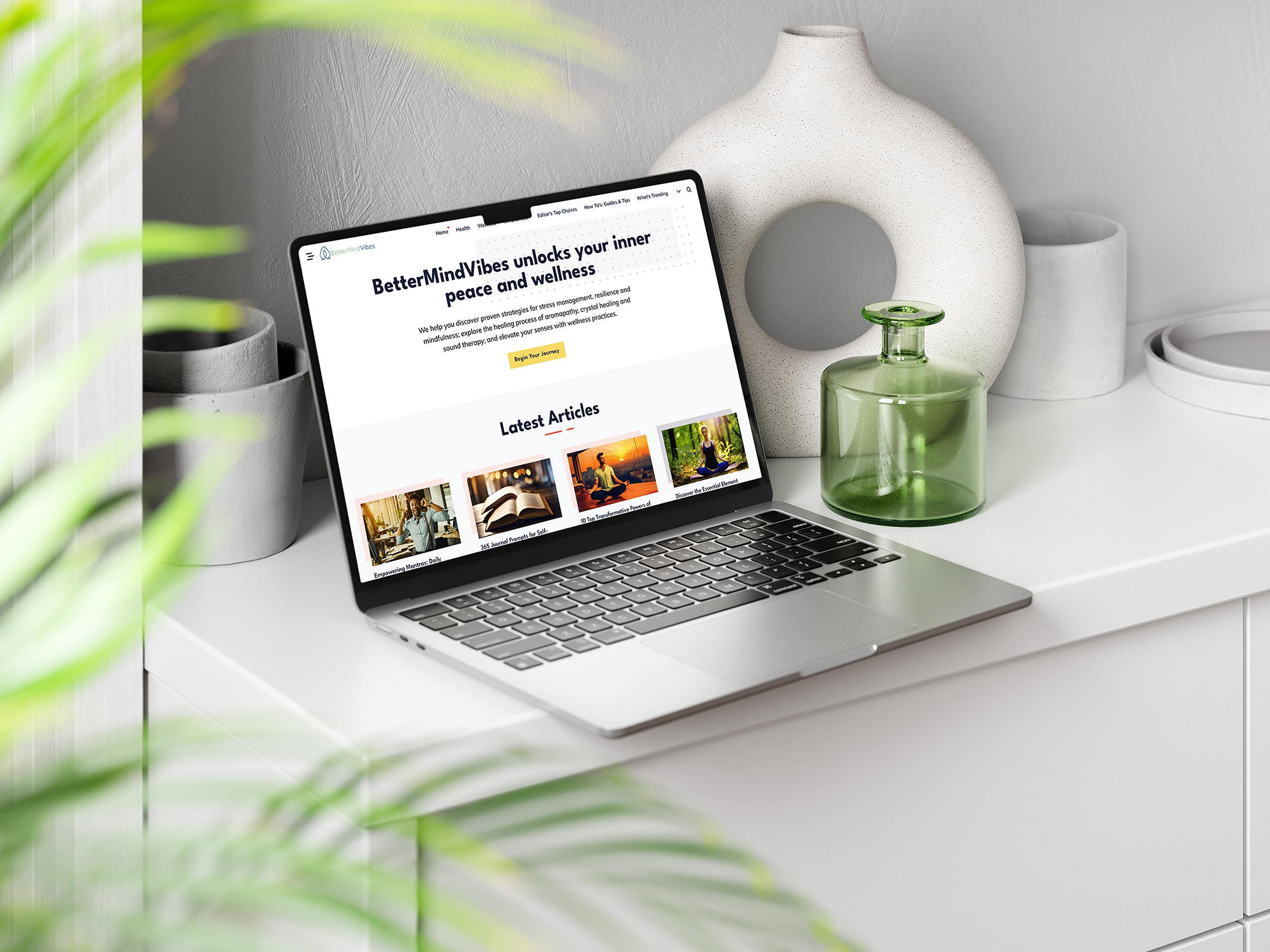Better Mind Vibes Blog Website | Craftnotion