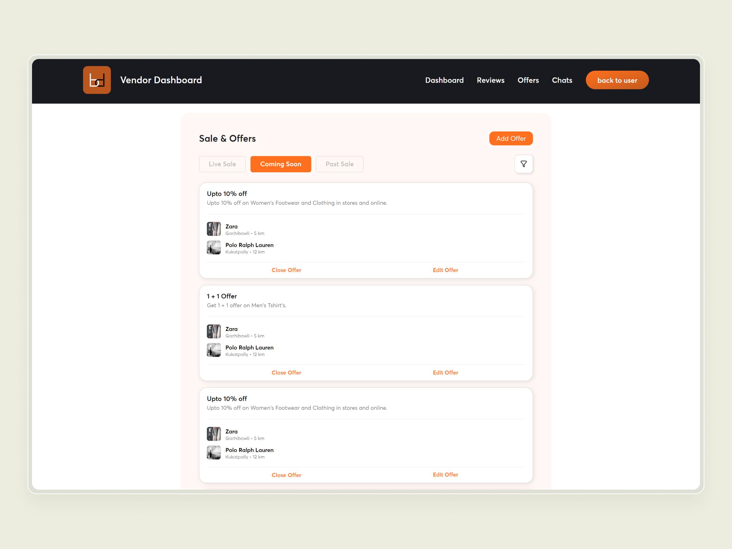 Brandig – Location-Based Store Locator with Discounts and Offers