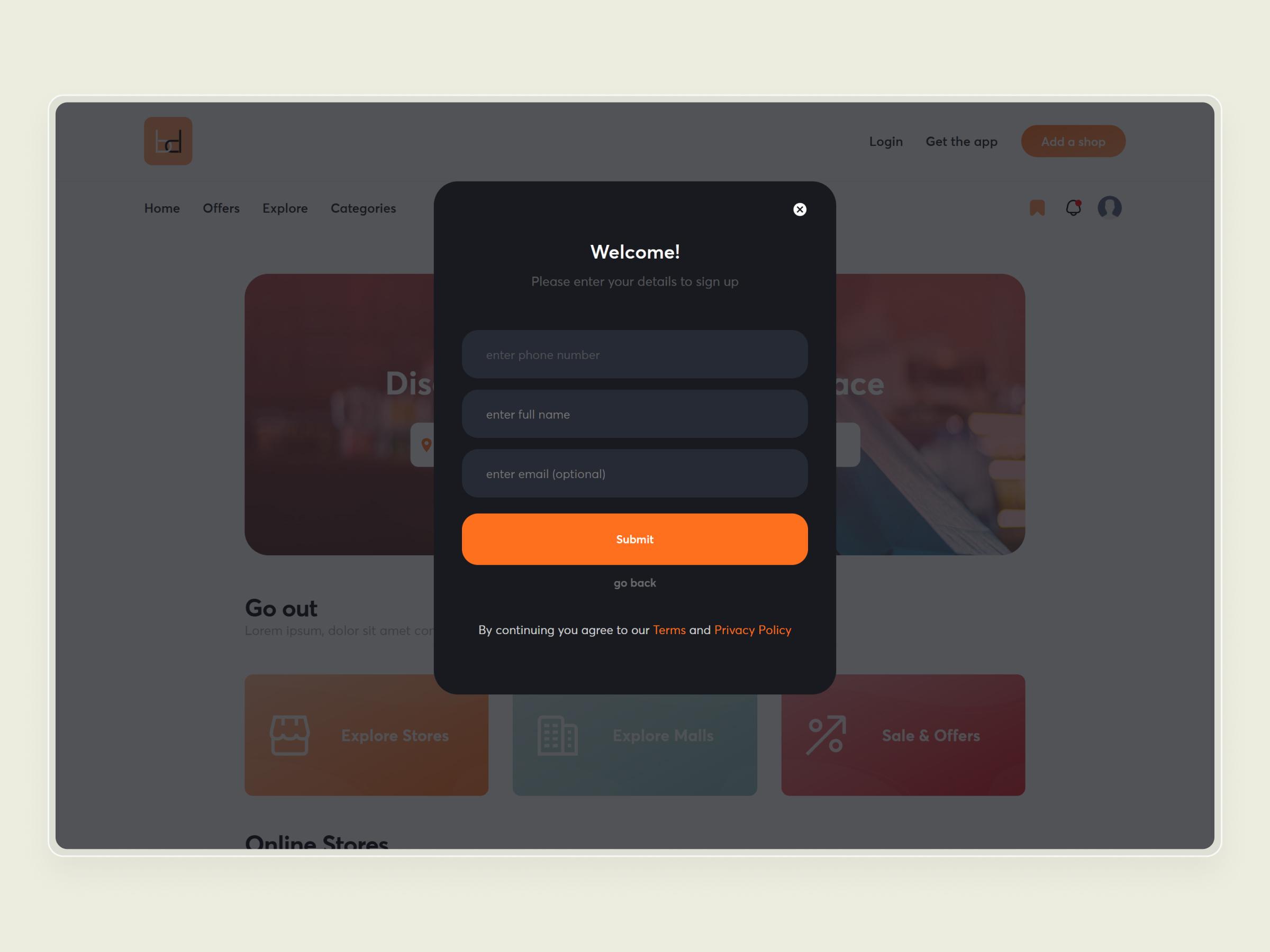 Brandig – Location-Based Store Locator with Discounts and Offers