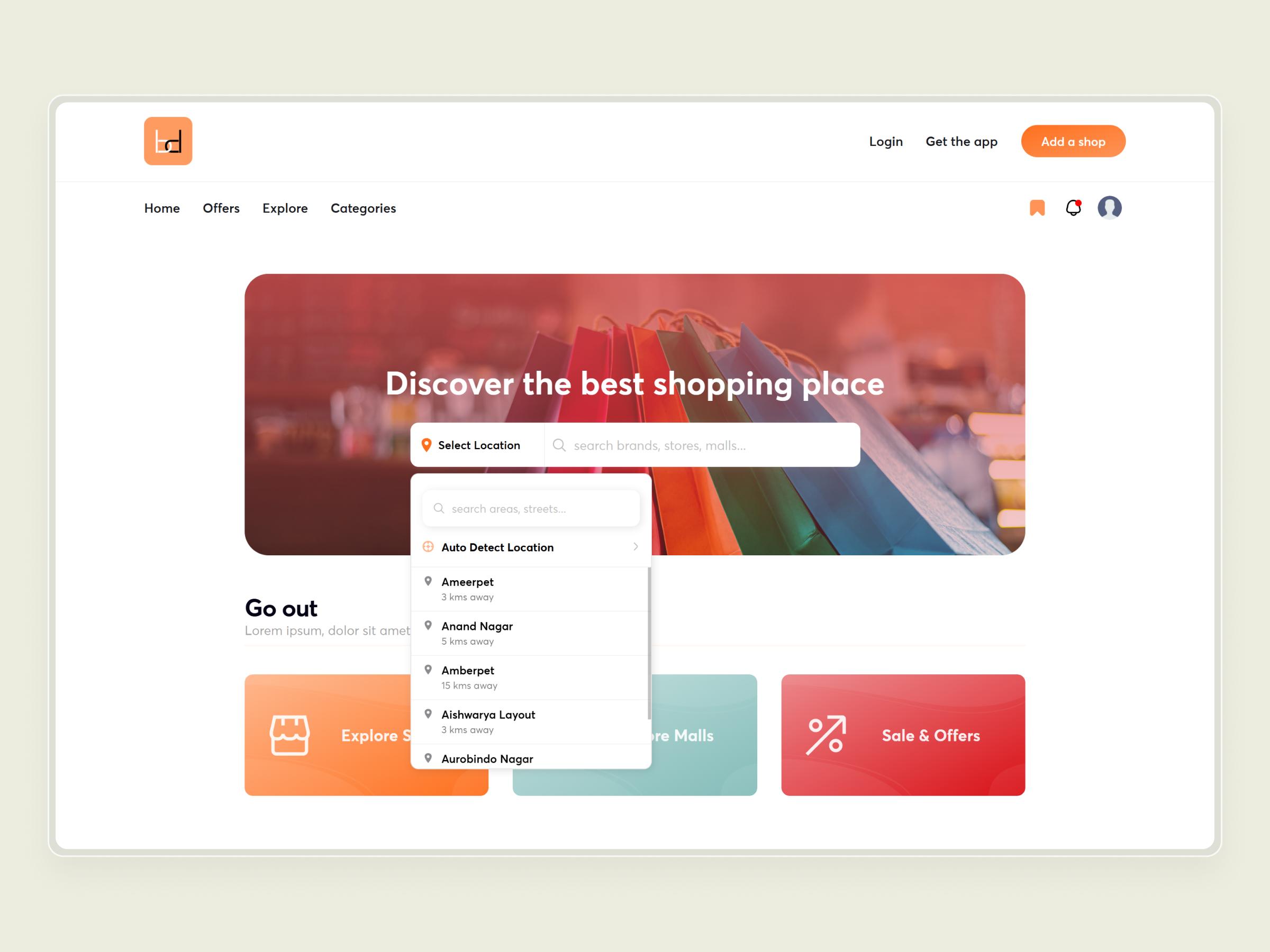 Brandig – Location-Based Store Locator with Discounts and Offers