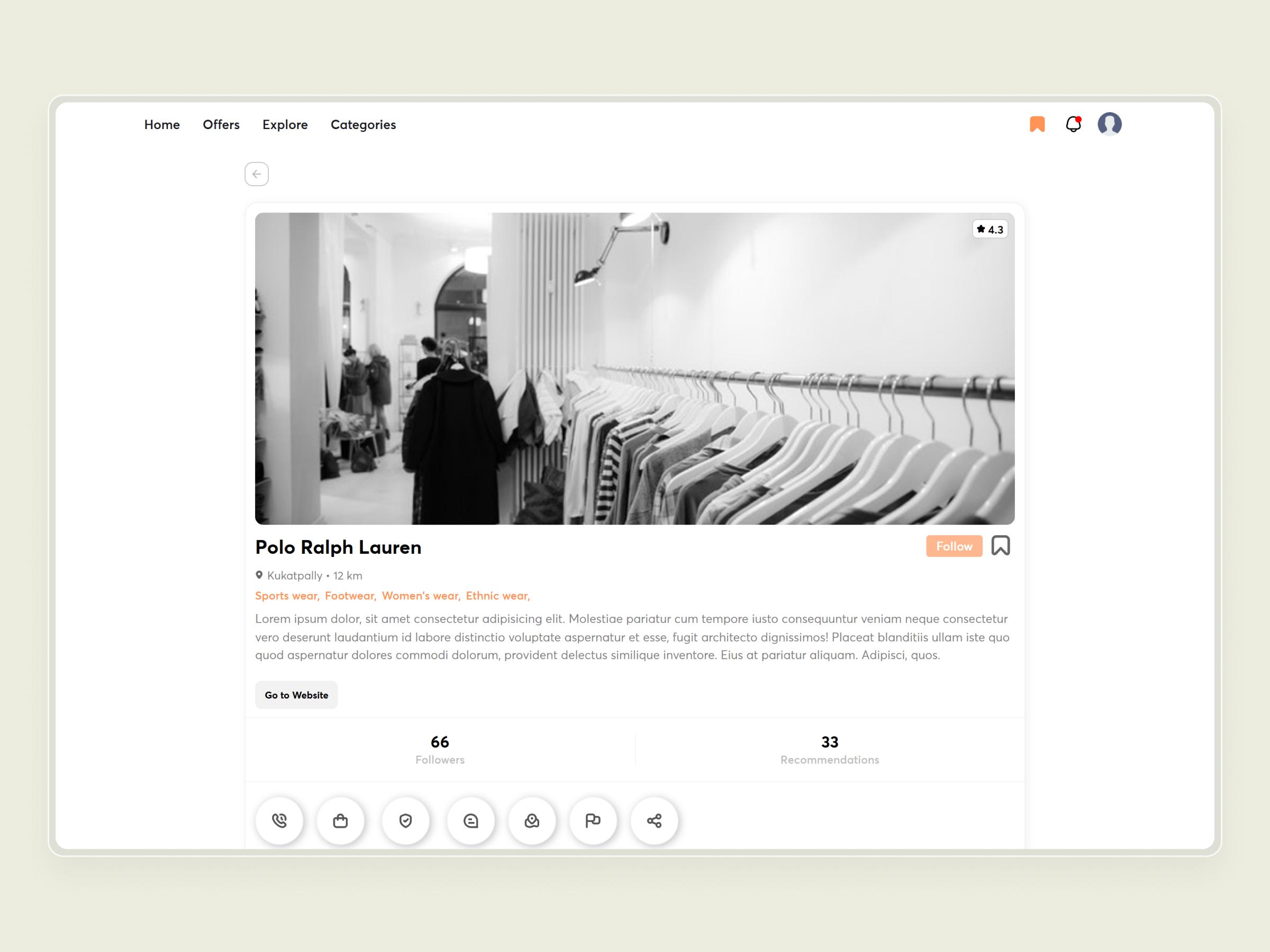 Brandig – Location-Based Store Locator with Discounts and Offers