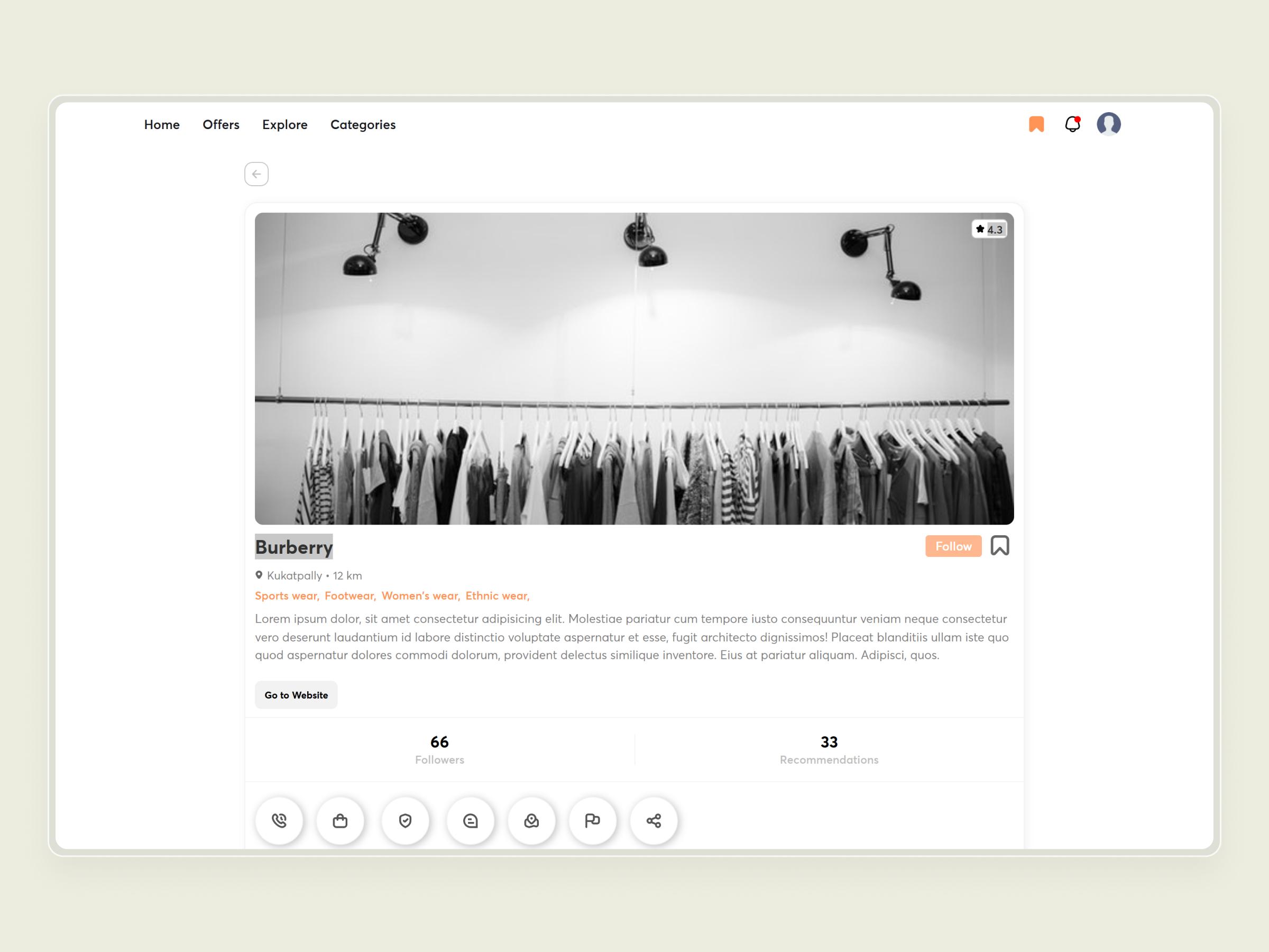 Brandig – Location-Based Store Locator with Discounts and Offers