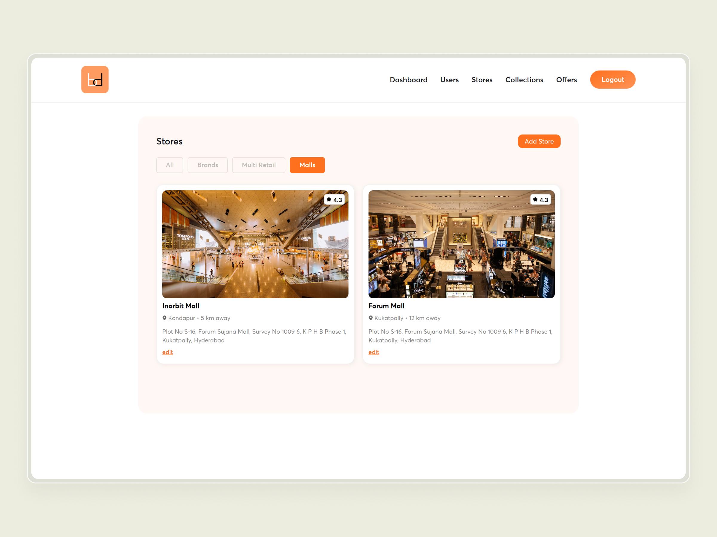 Brandig – Location-Based Store Locator with Discounts and Offers