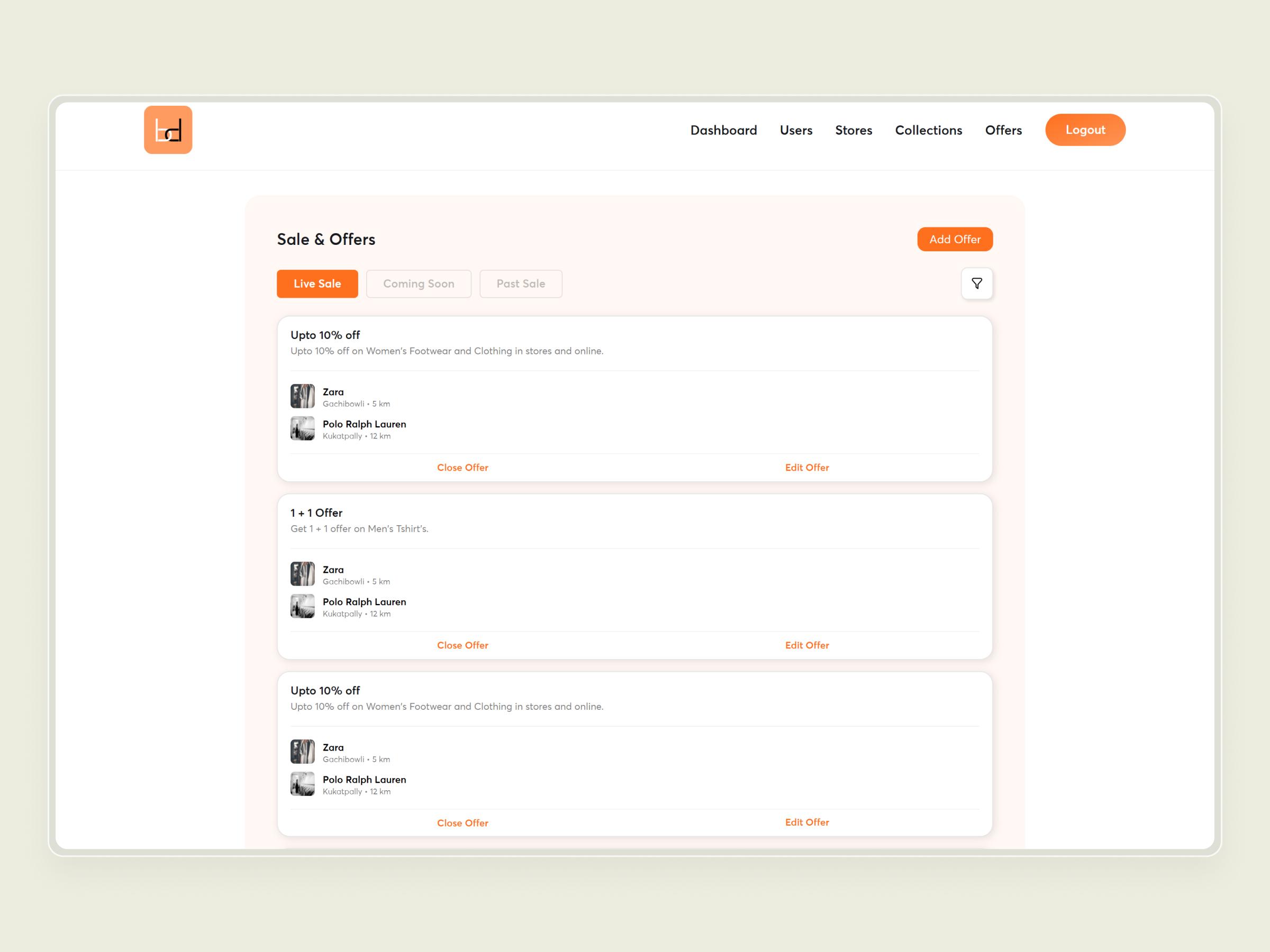 Brandig – Location-Based Store Locator with Discounts and Offers