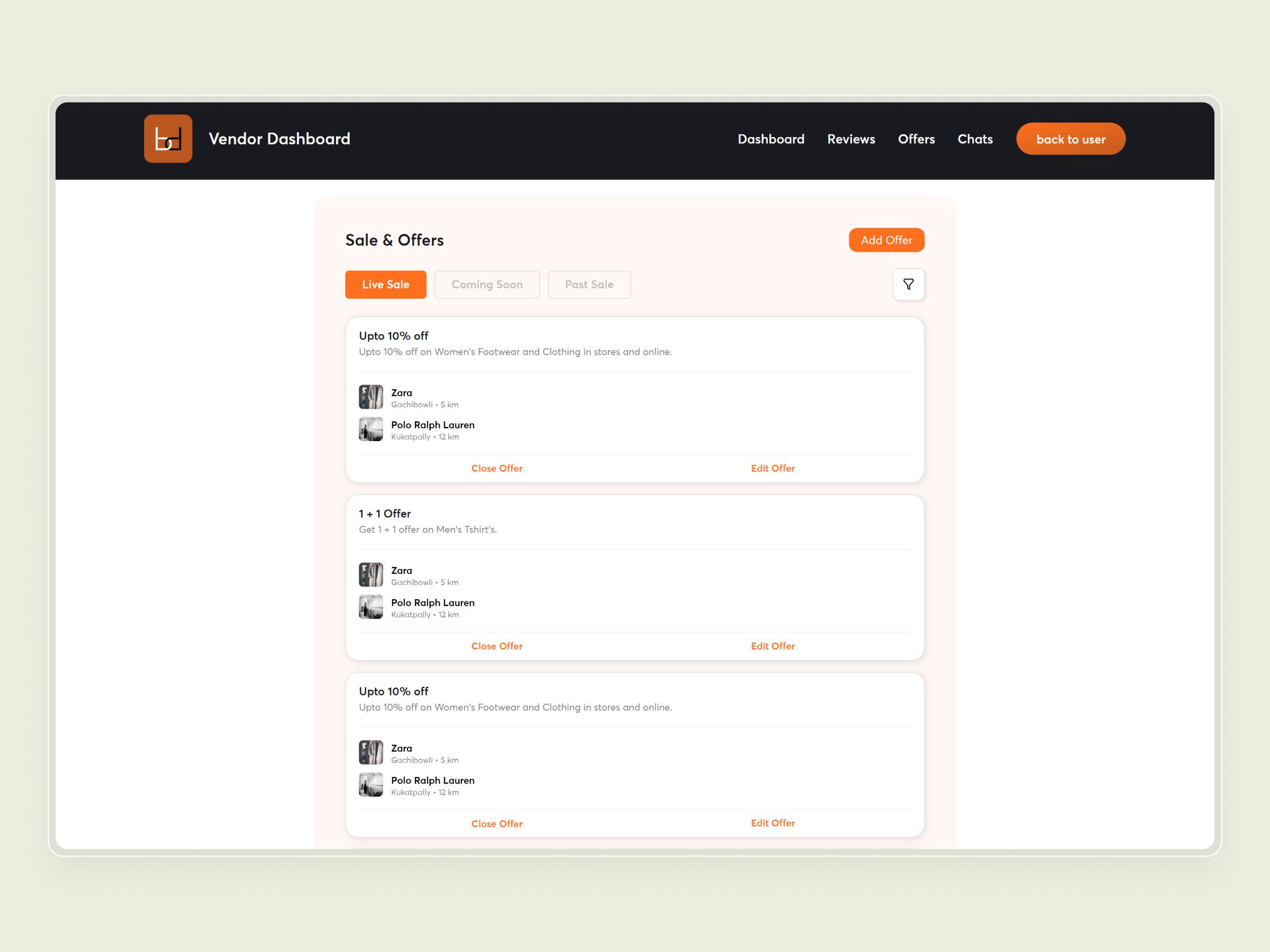 Brandig – Location-Based Store Locator with Discounts and Offers