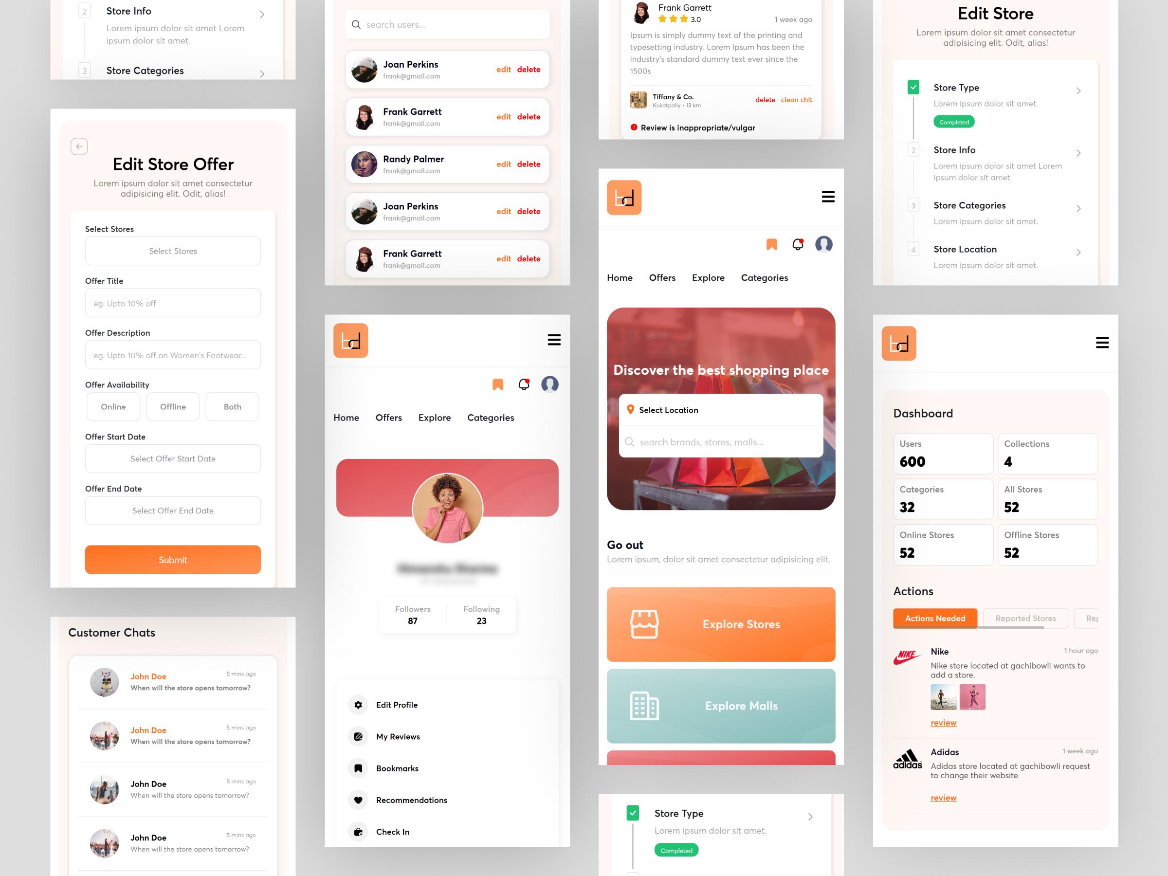 Brandig cross-platform app — Next.js web and React Native mobile