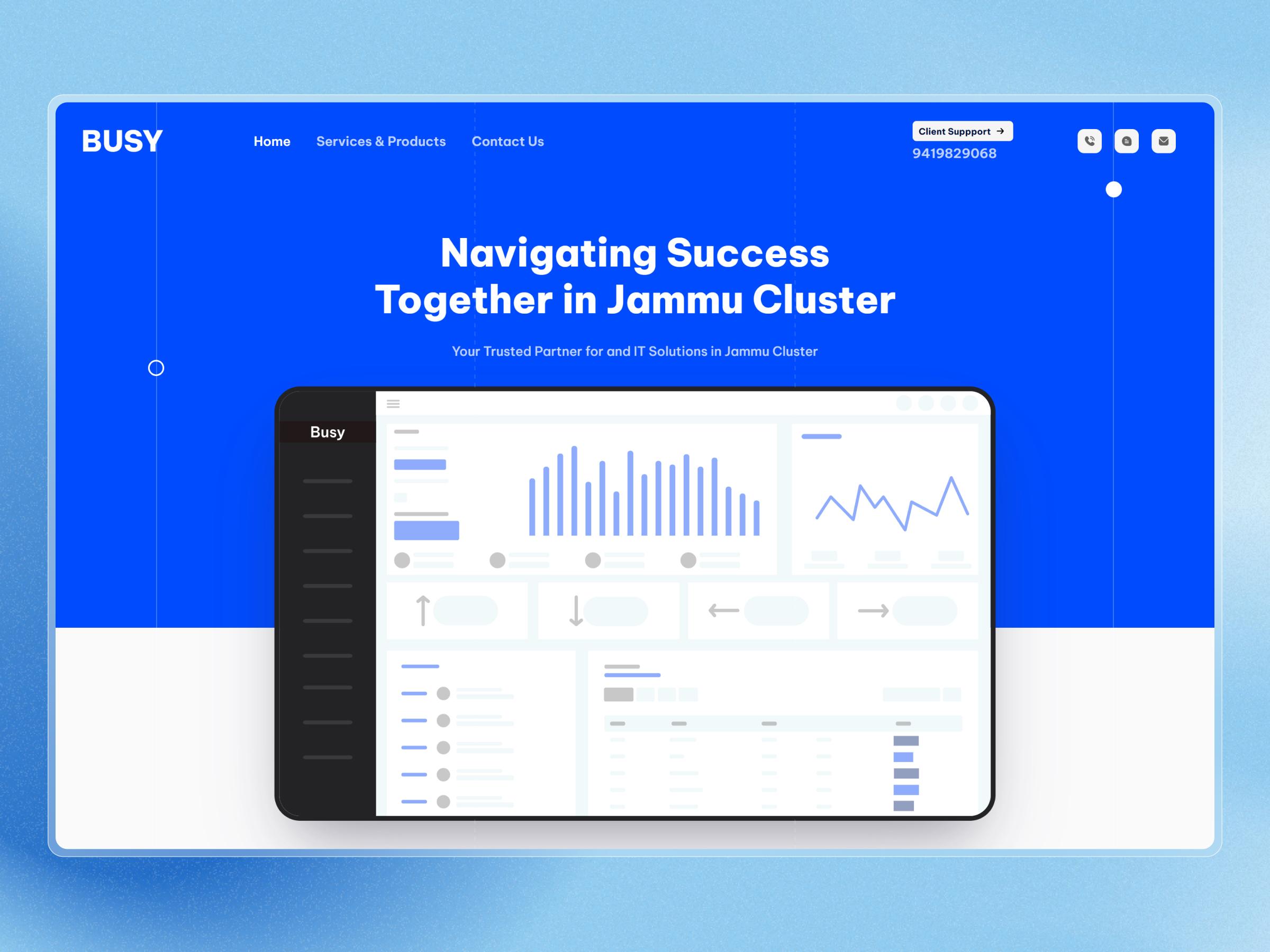 Busy Business Website Cover