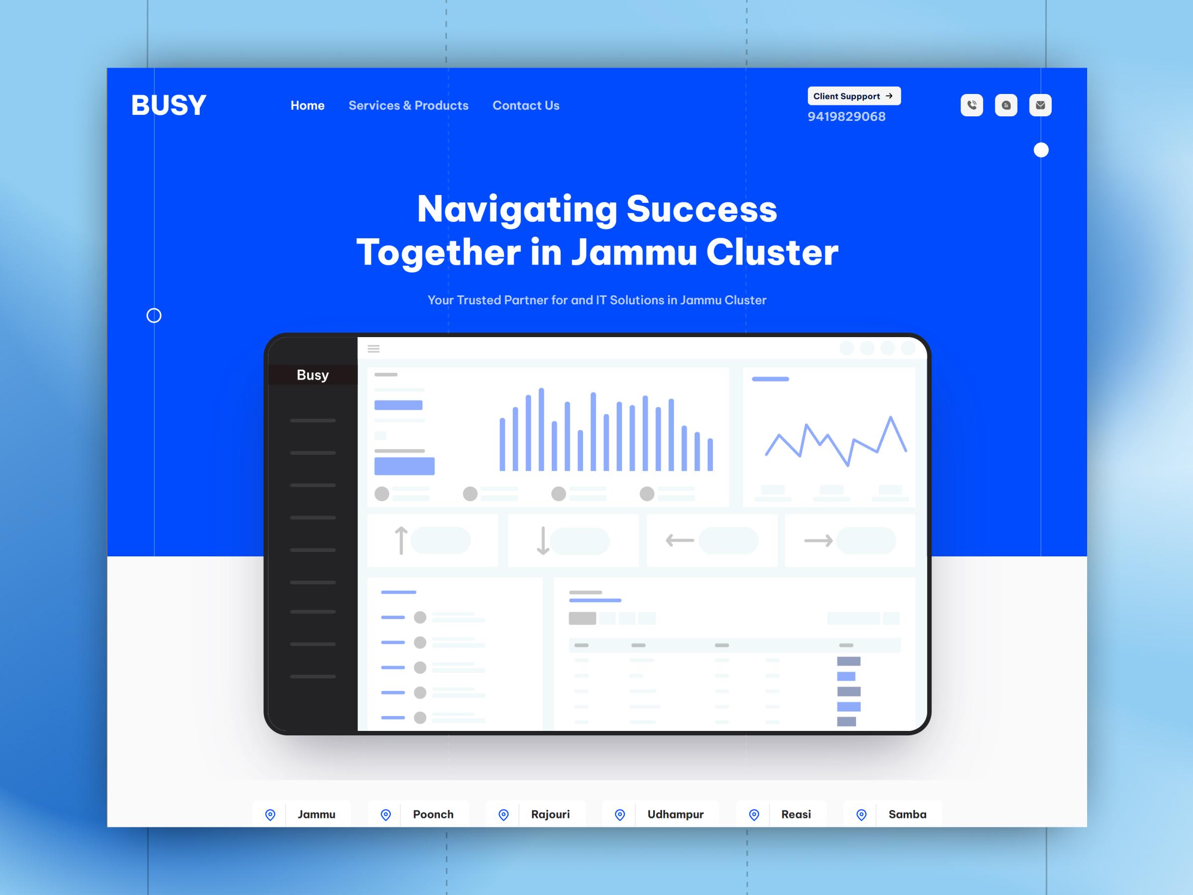 Busy Business Website Cover