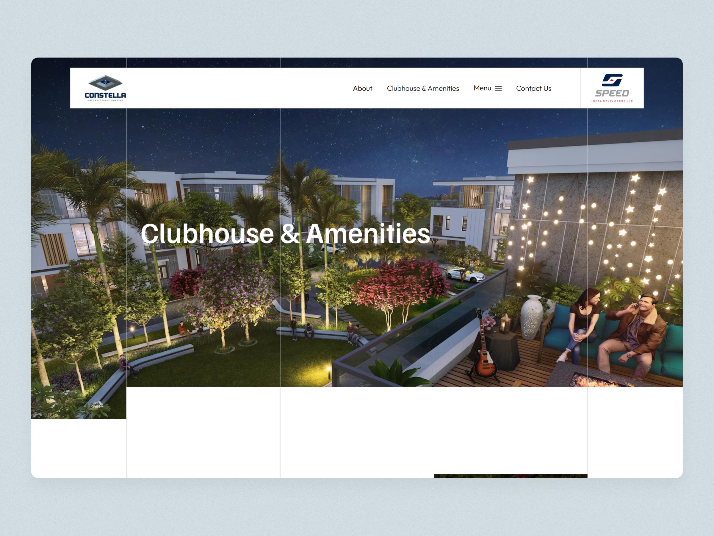 Constella Premium Residential Project Website | Craftnotion