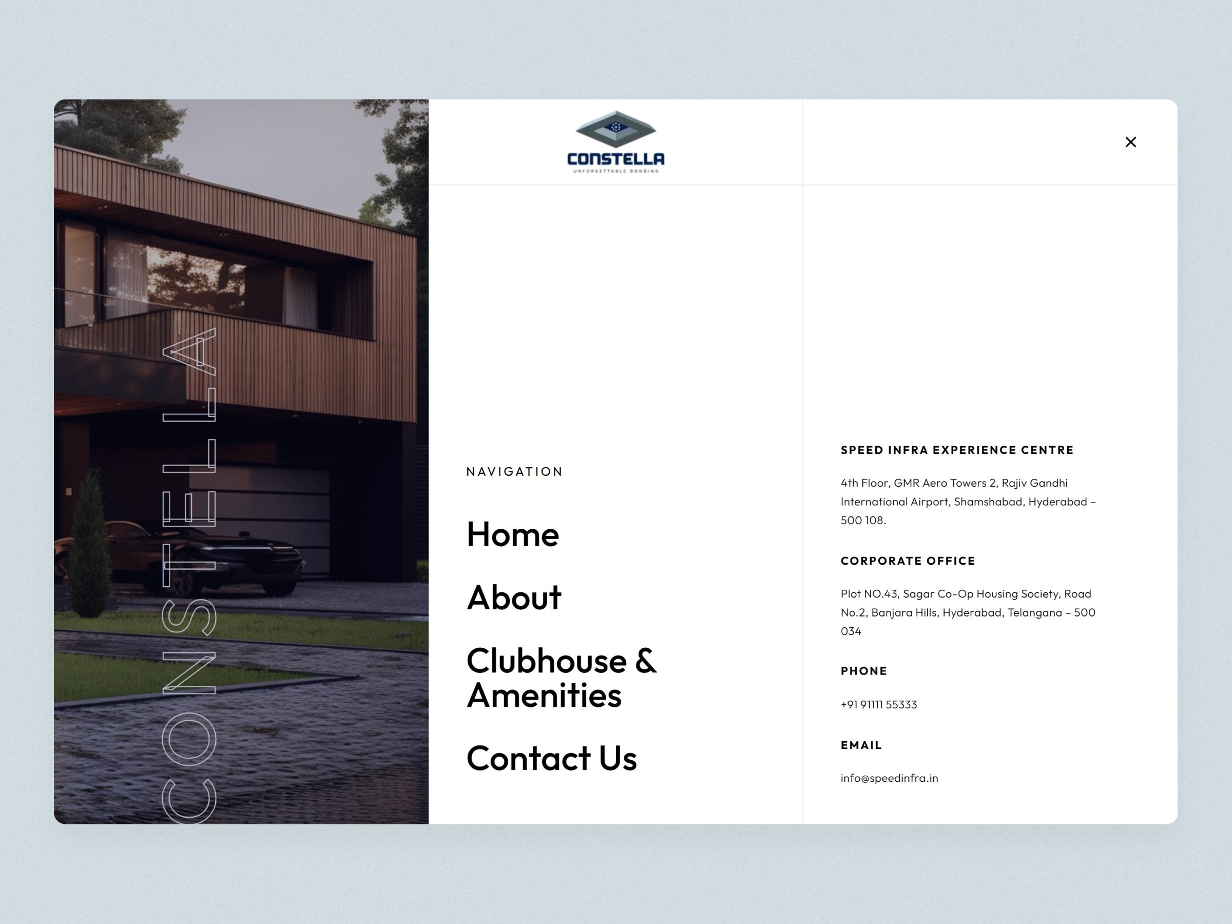 Constella Premium Residential Project Website | Craftnotion