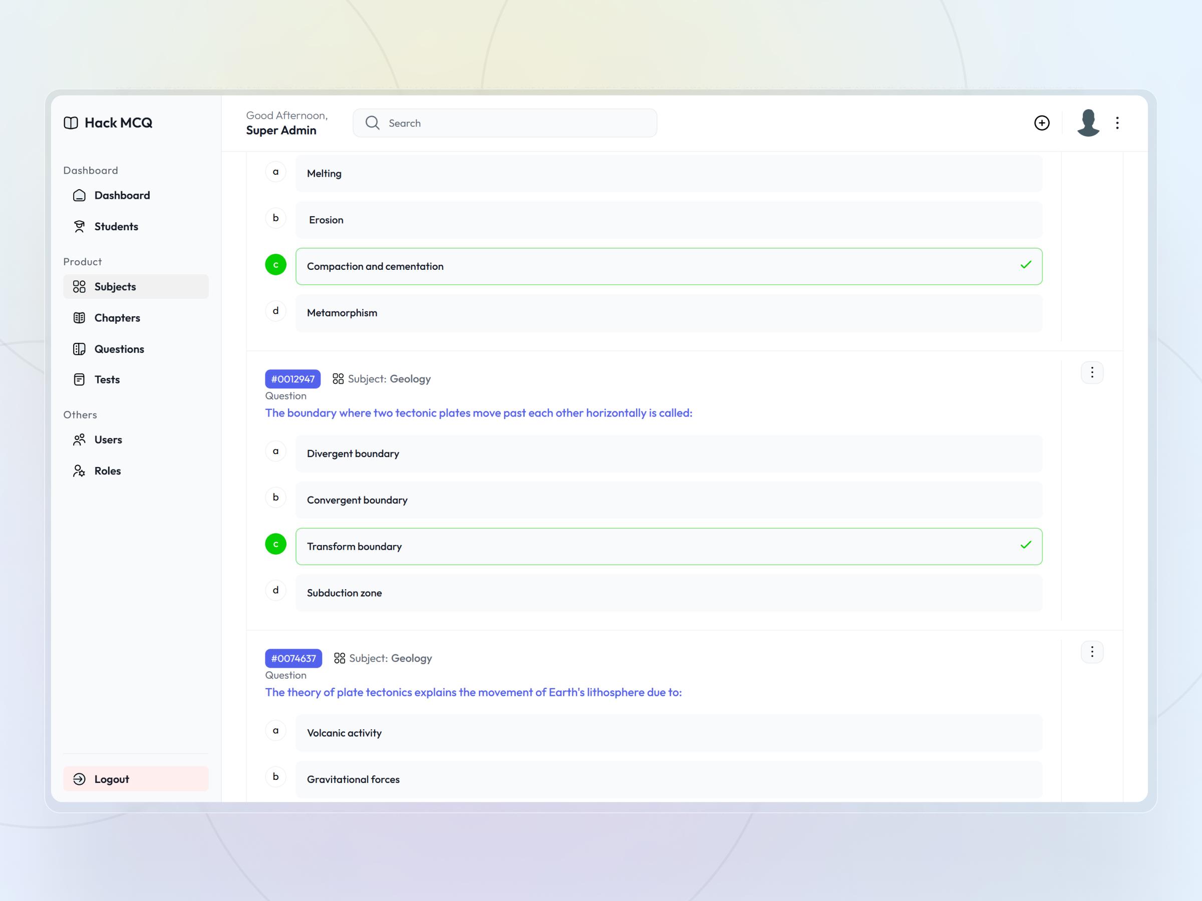 HackMCQ – Online Exam Preparation Platform with Adaptive Learning