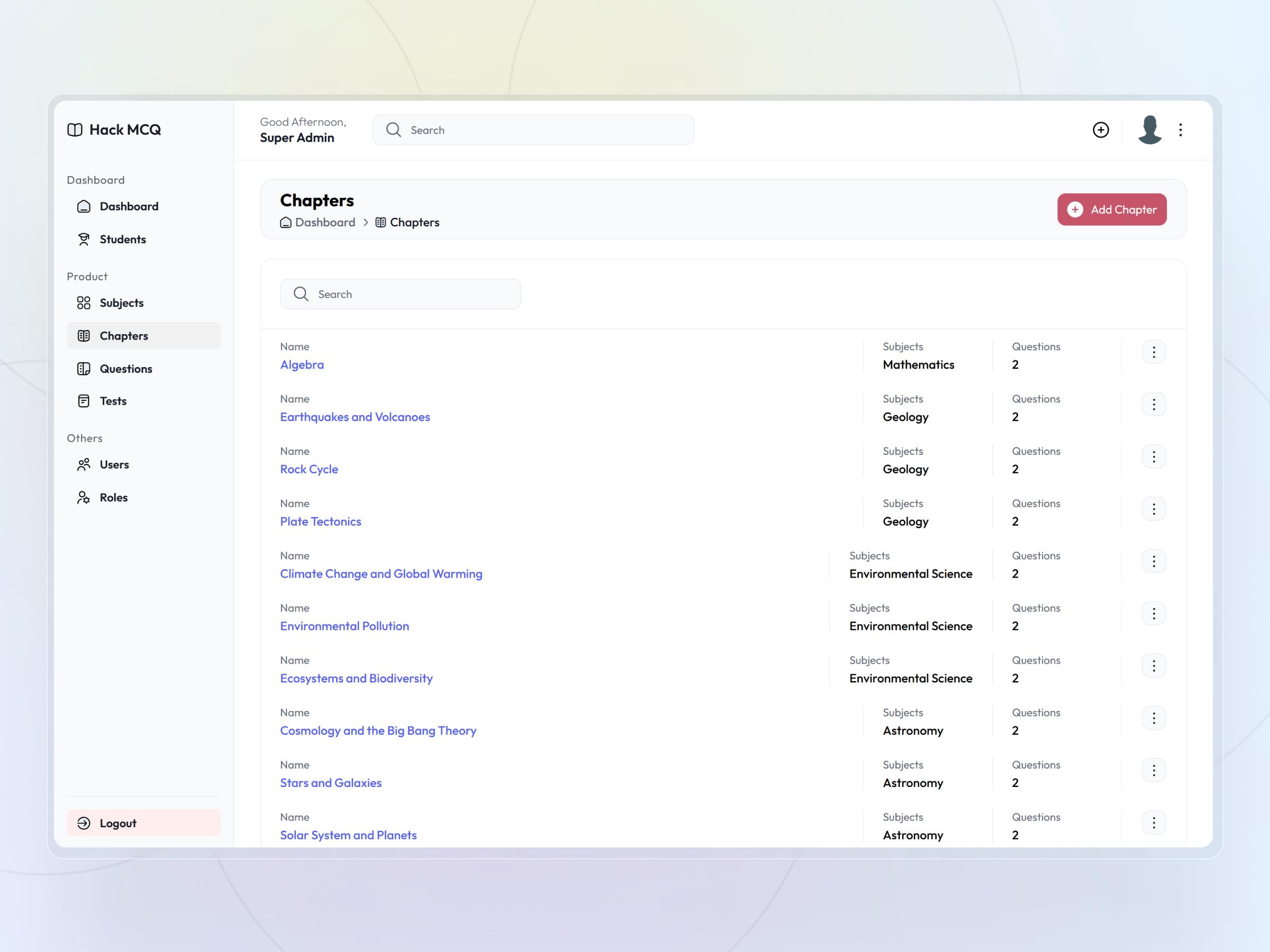 HackMCQ – Online Exam Preparation Platform with Adaptive Learning