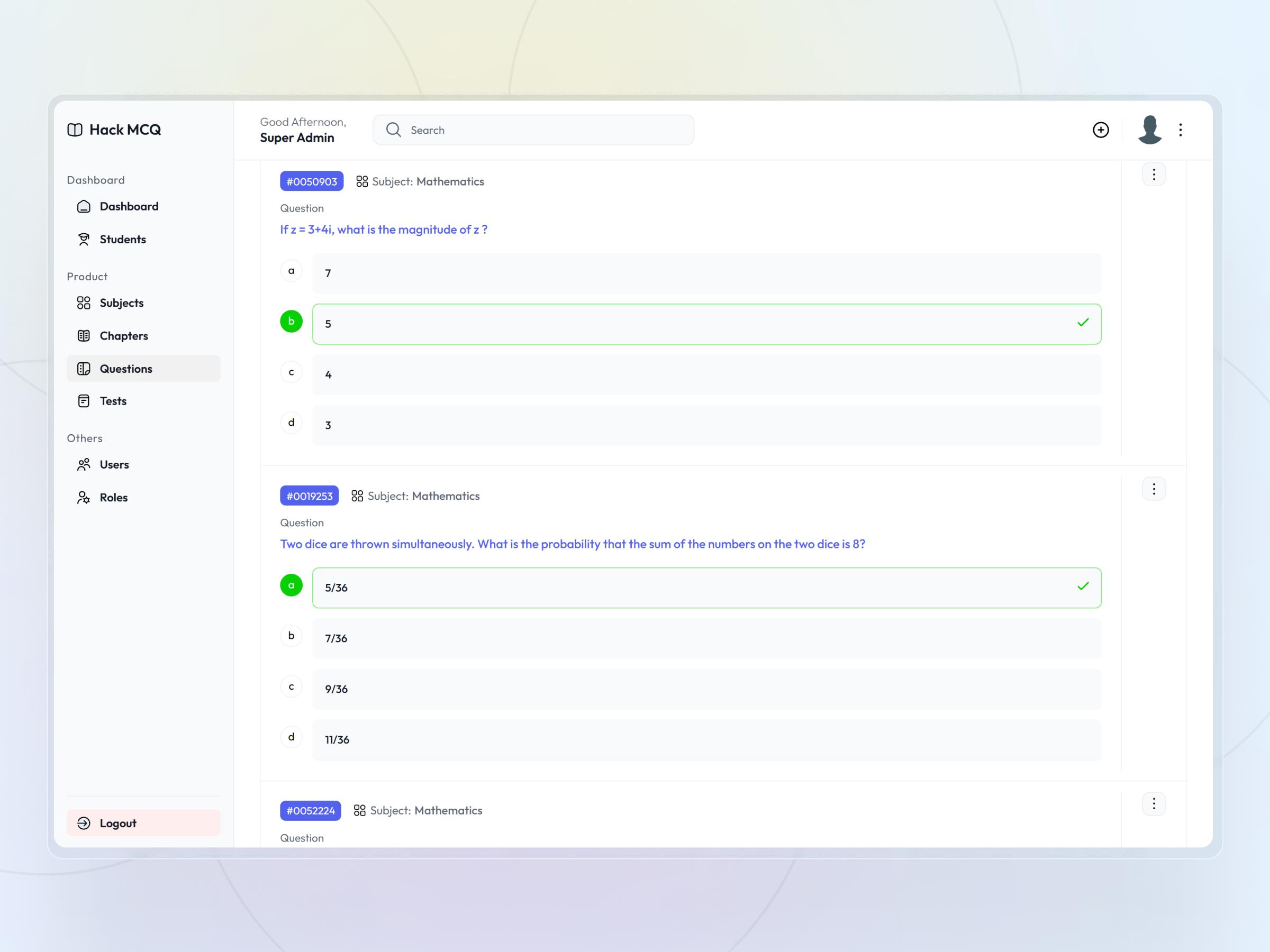 HackMCQ – Online Exam Preparation Platform with Adaptive Learning