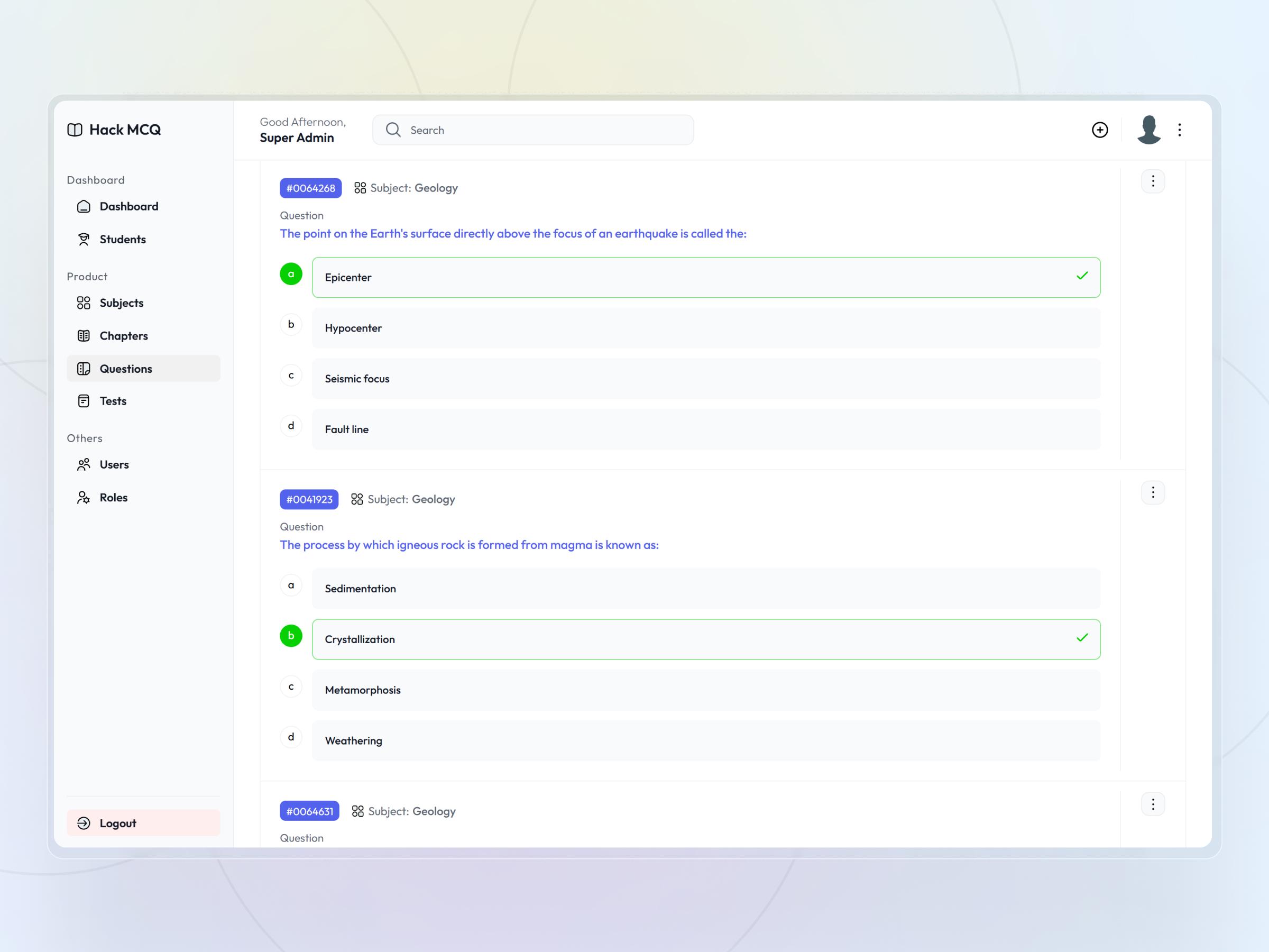 HackMCQ – Online Exam Preparation Platform with Adaptive Learning