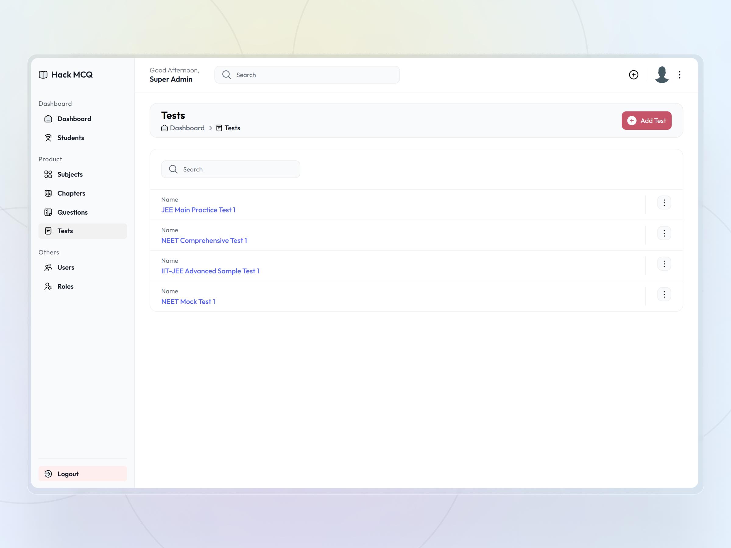HackMCQ – Online Exam Preparation Platform with Adaptive Learning