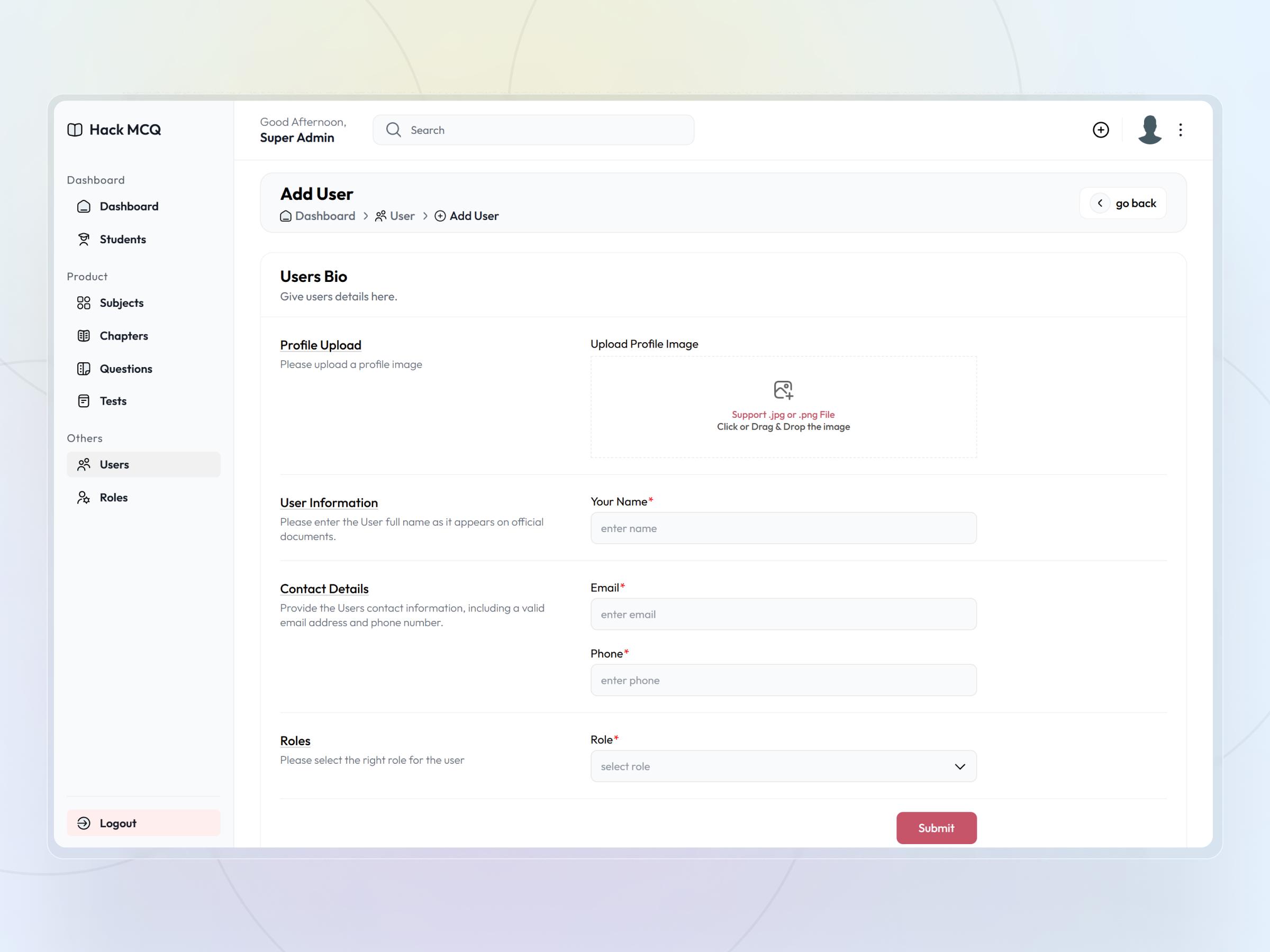 HackMCQ – Online Exam Preparation Platform with Adaptive Learning