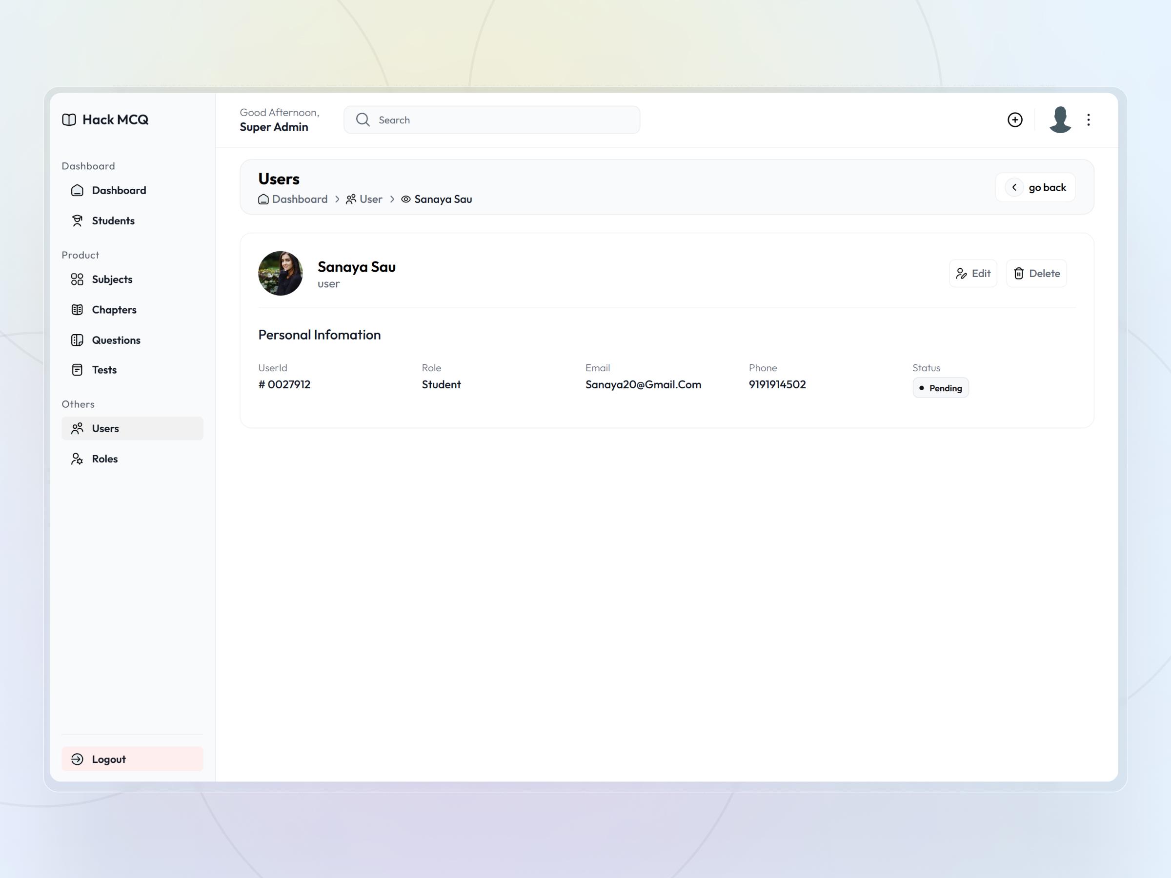 HackMCQ – Online Exam Preparation Platform with Adaptive Learning