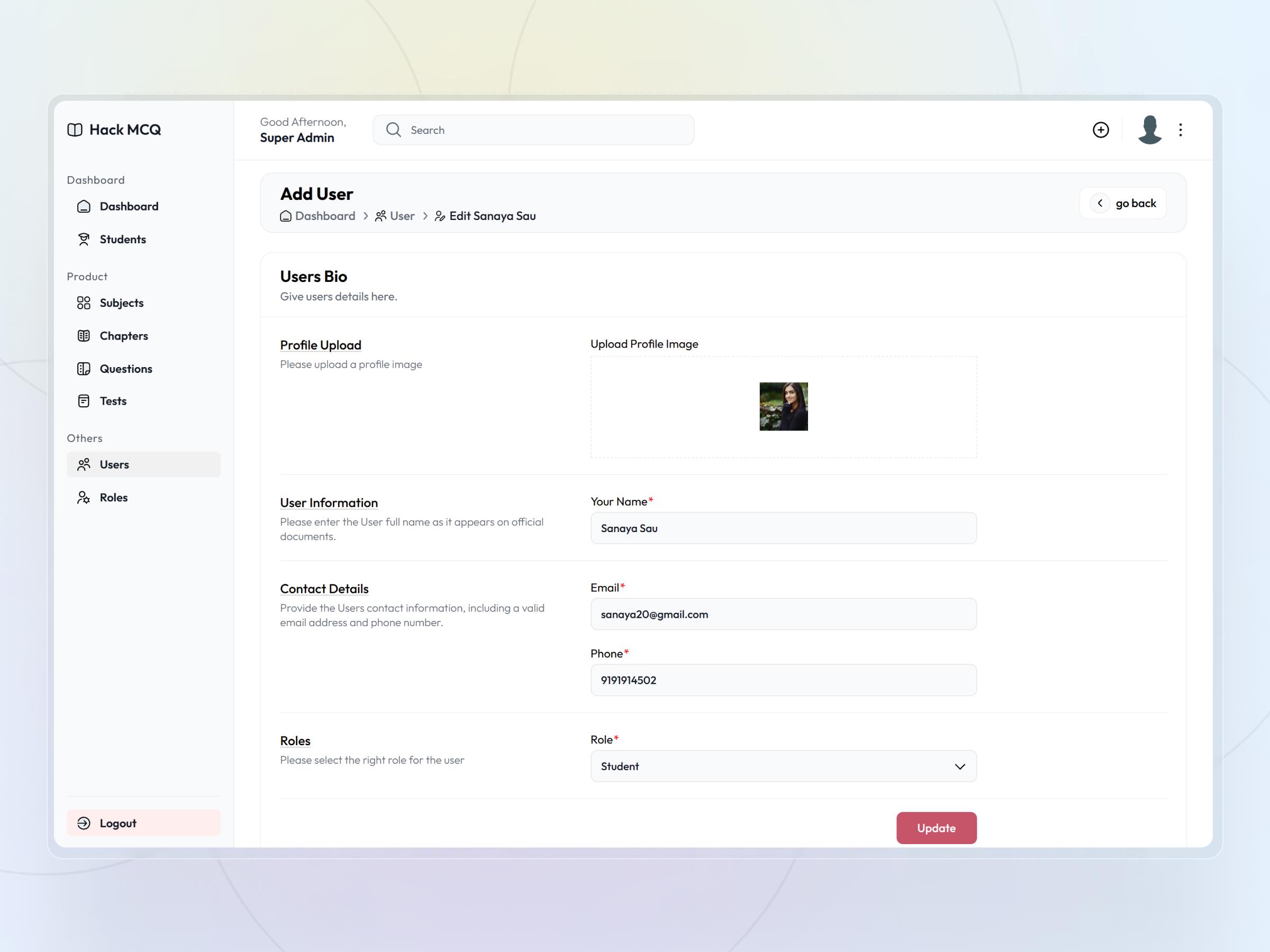 HackMCQ – Online Exam Preparation Platform with Adaptive Learning
