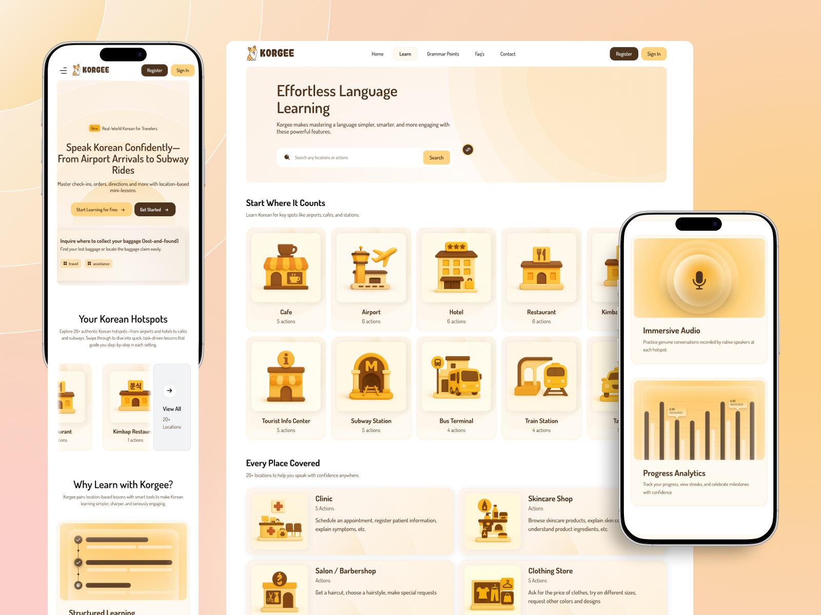 Korgee — Korean Language Learning App | Craftnotion