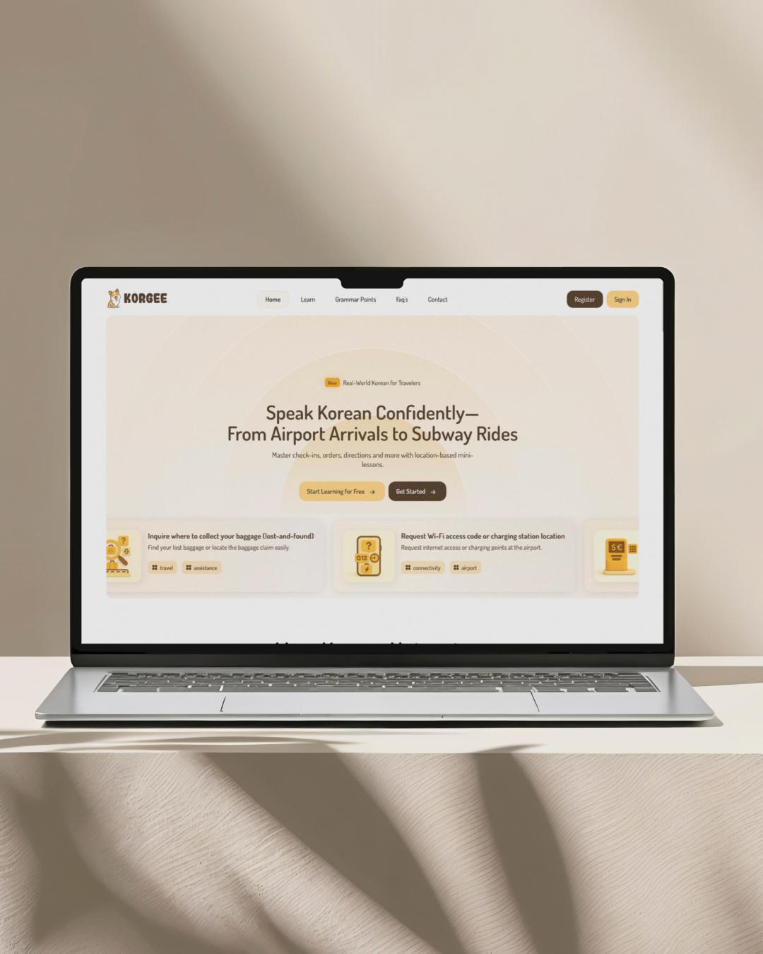 Korgee — Korean Language Learning App | Craftnotion
