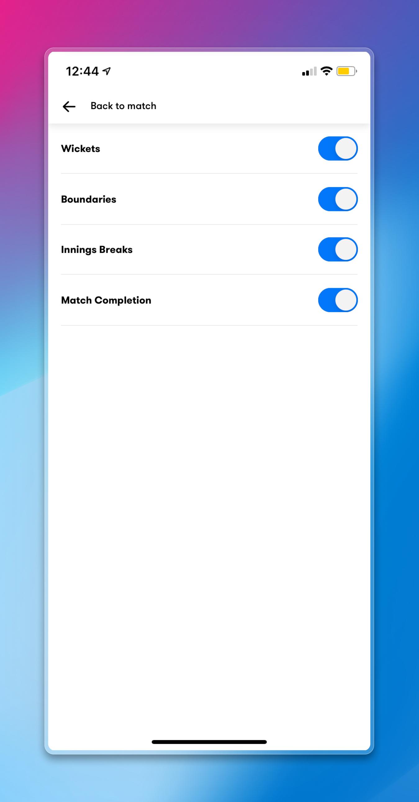 Live Line Cricket App | Craftnotion