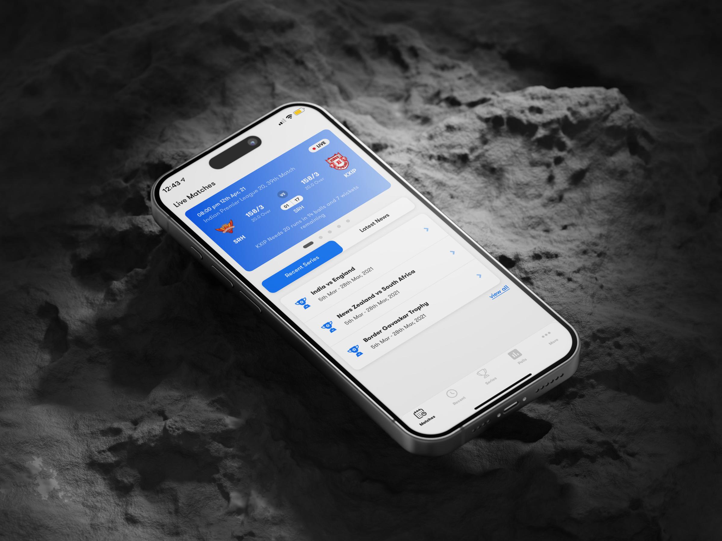 Live Line Cricket App | Craftnotion