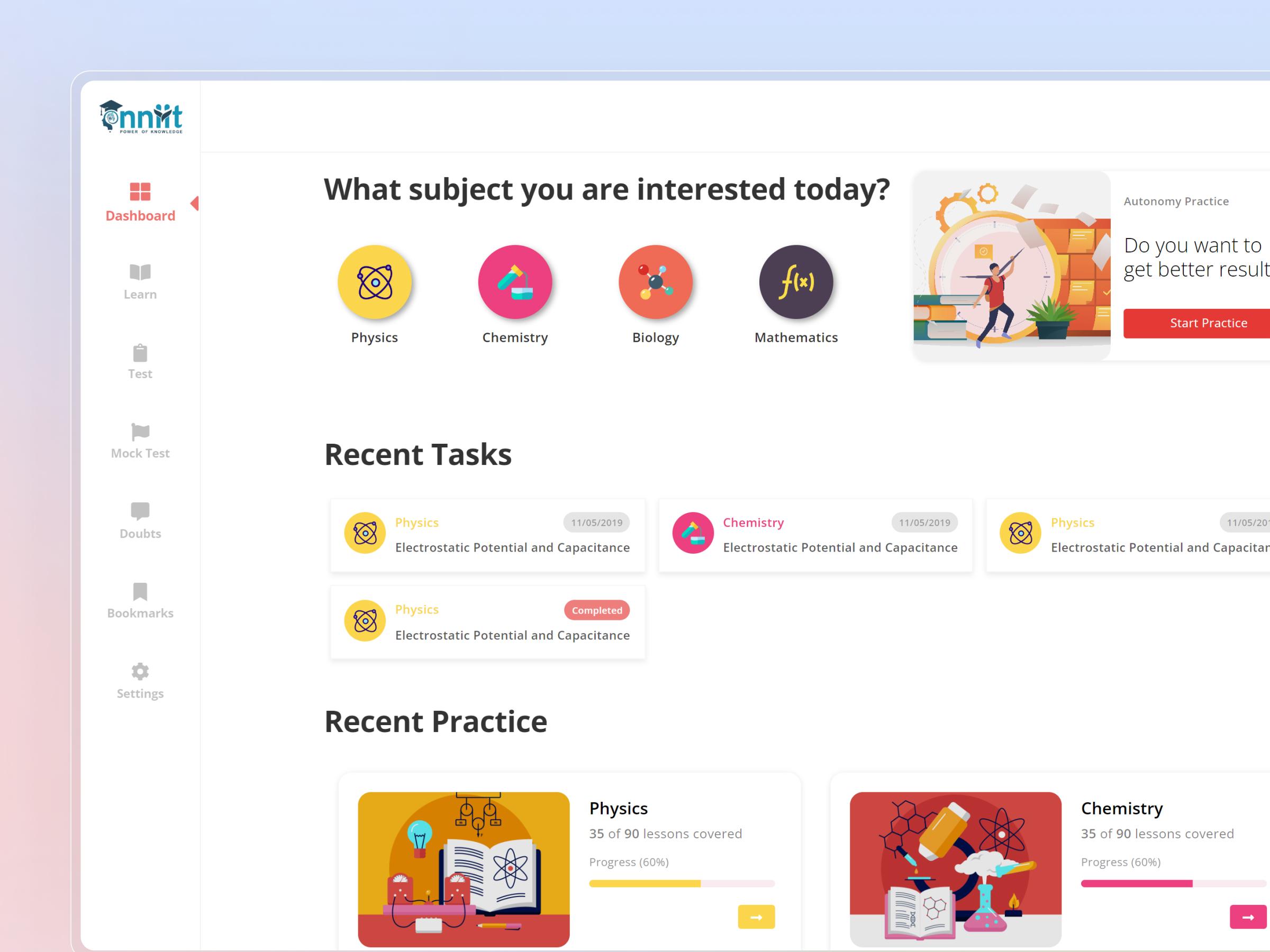 NNIIT LMS Dashboard | Craftnotion