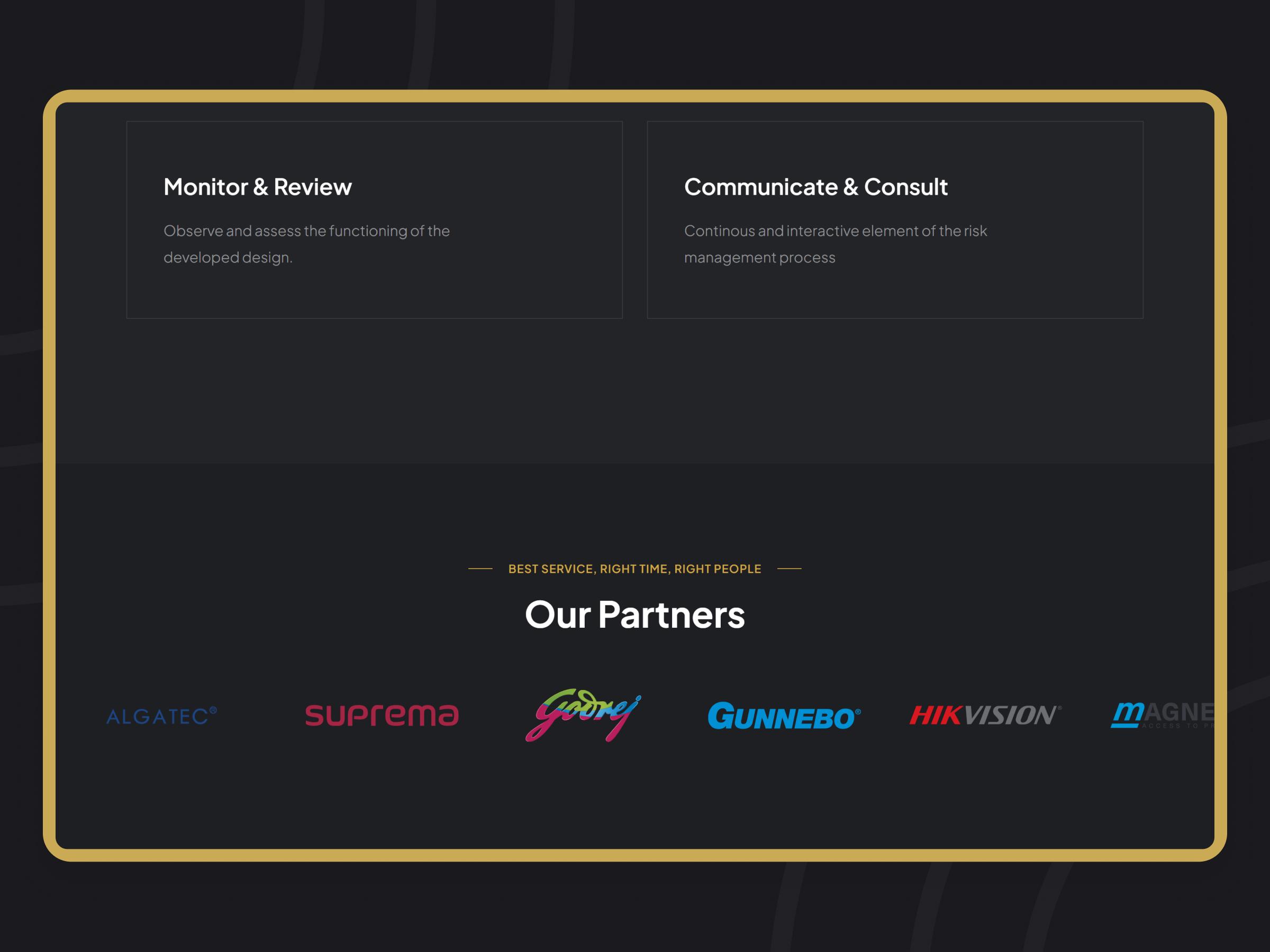 Protobot Home Security Company Website | Craftnotion