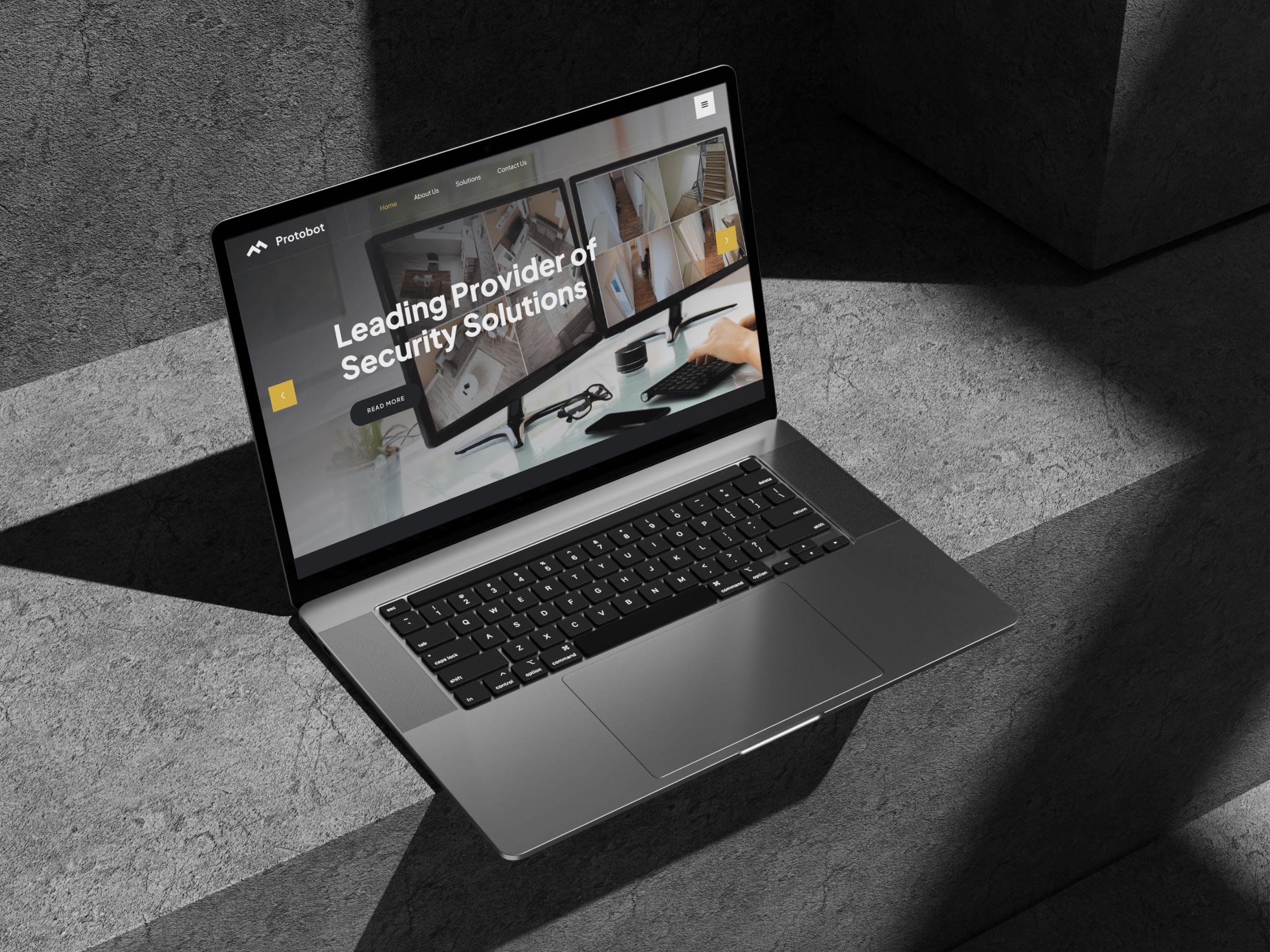 Protobot Home Security Company Website | Craftnotion