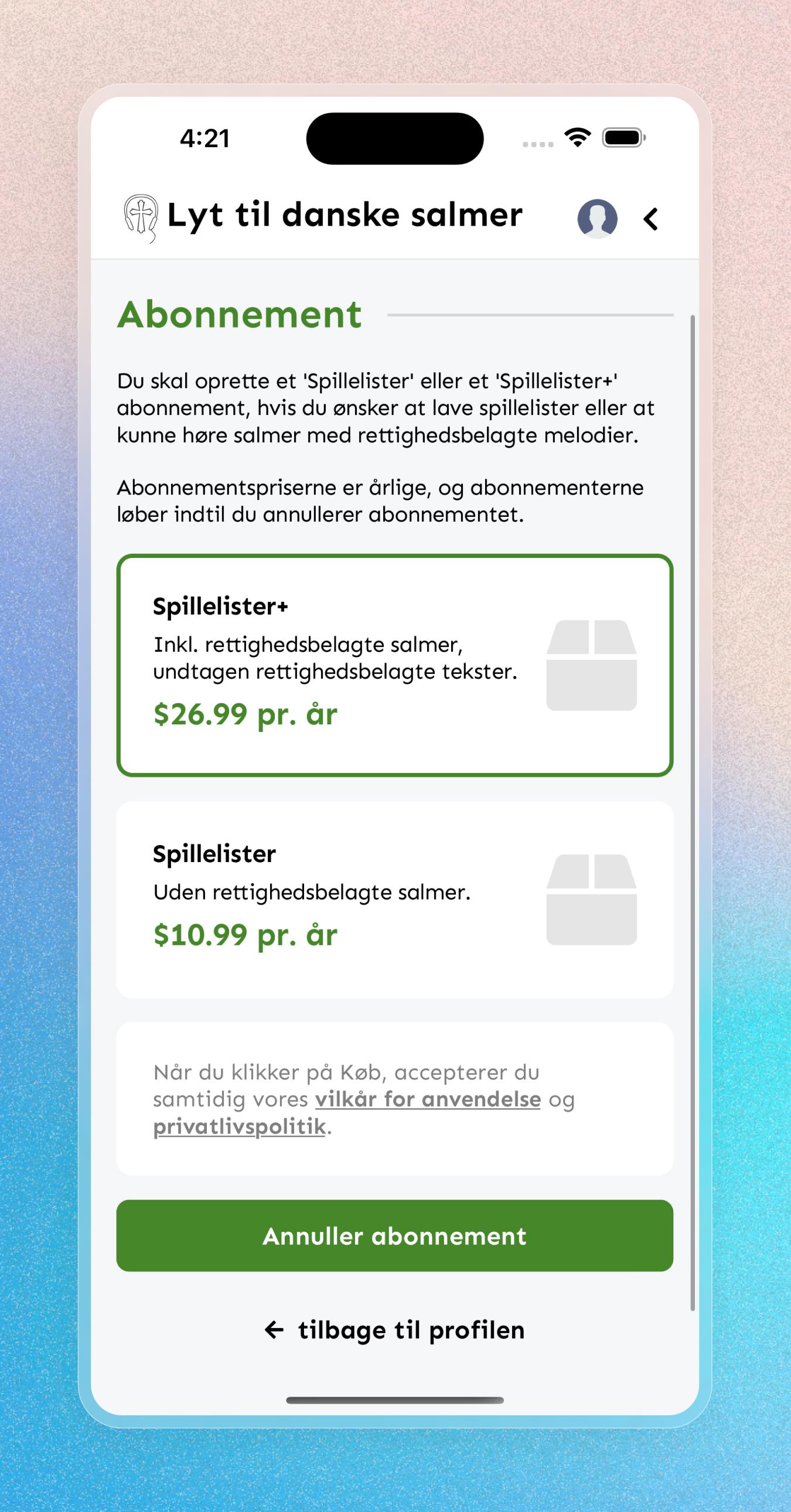 Lyt til Danske Salmer Mobile Apps | Craftnotion