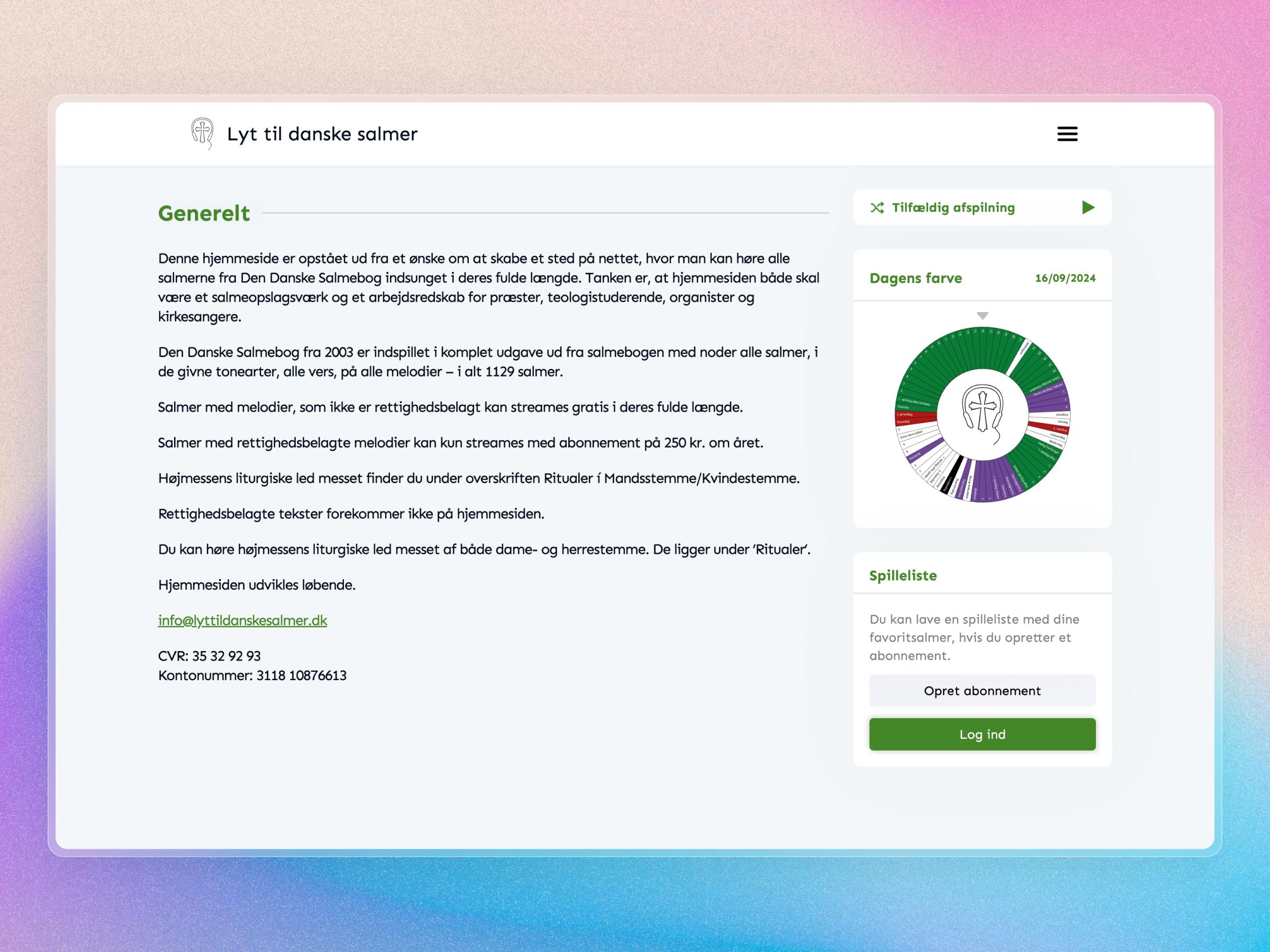 Lyt til Danske Salmer | Craftnotion