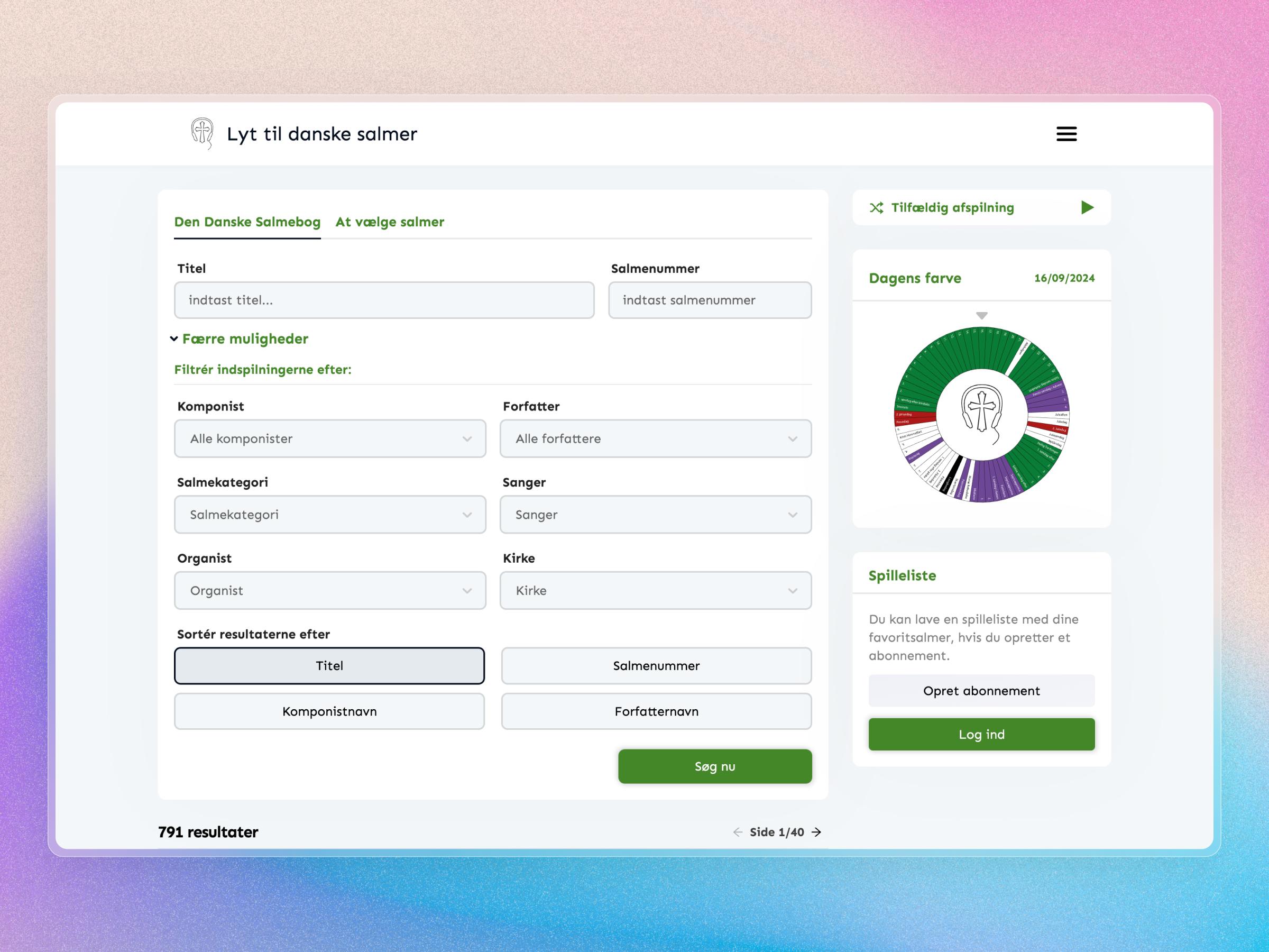 Lyt til Danske Salmer | Craftnotion