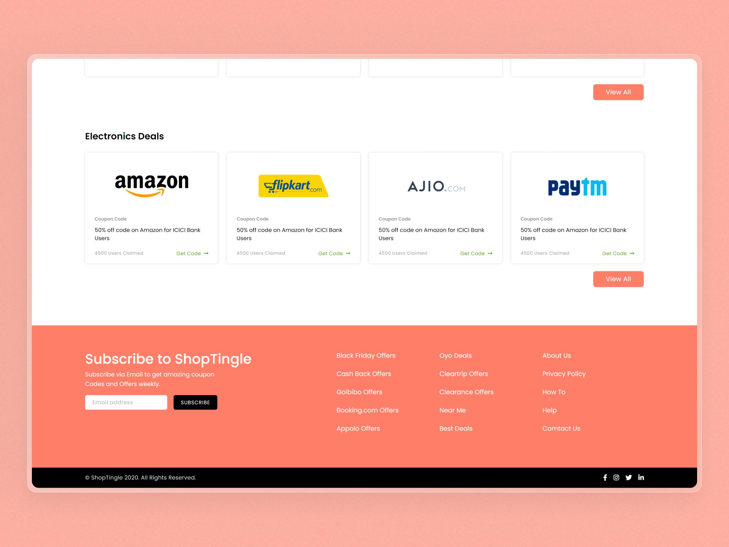 ShopTingle Coupon and Promo Code Website | Craftnotion
