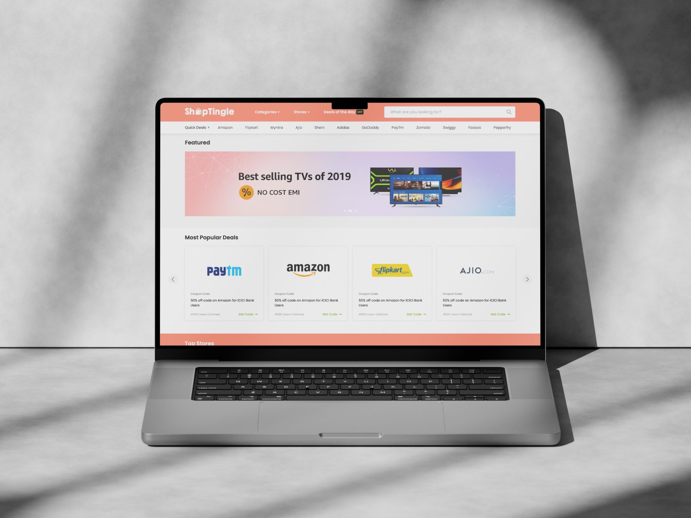 ShopTingle deal search and category pages | Craftnotion