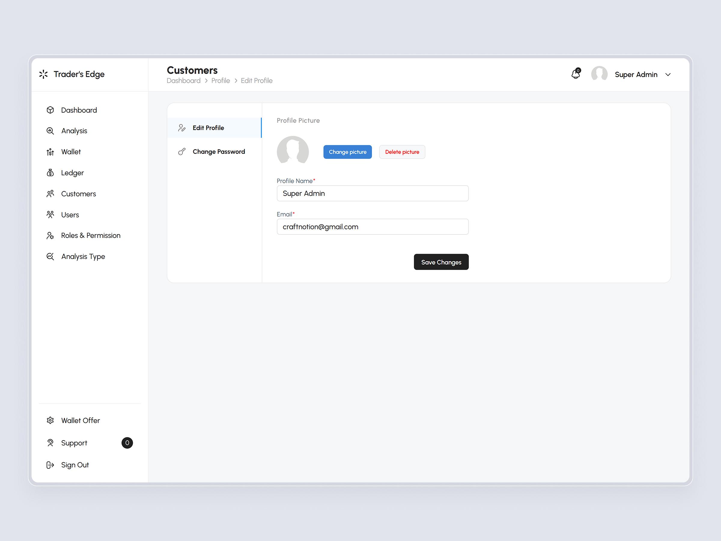 TradersEdge – AI Stock Analysis and Portfolio Forecasting Platform