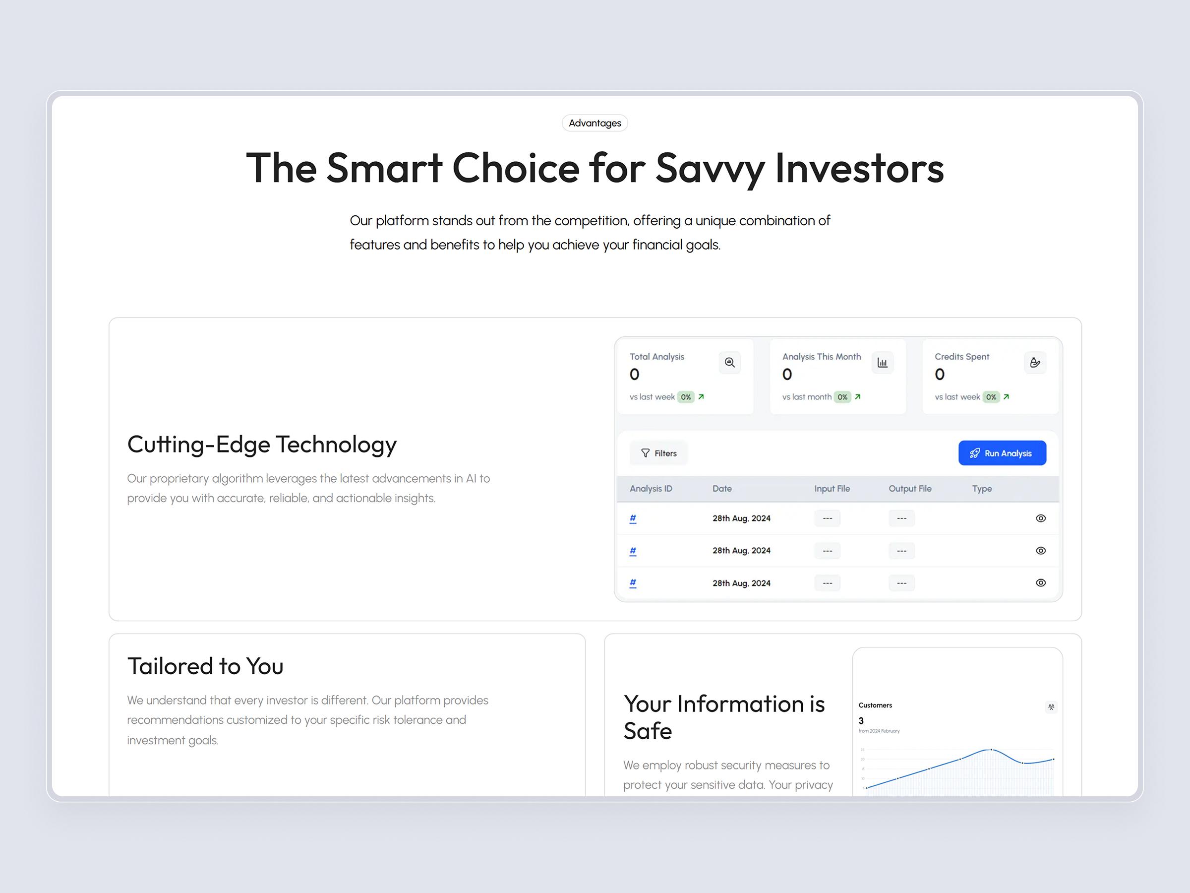 TradersEdge – AI Stock Analysis and Portfolio Forecasting Platform