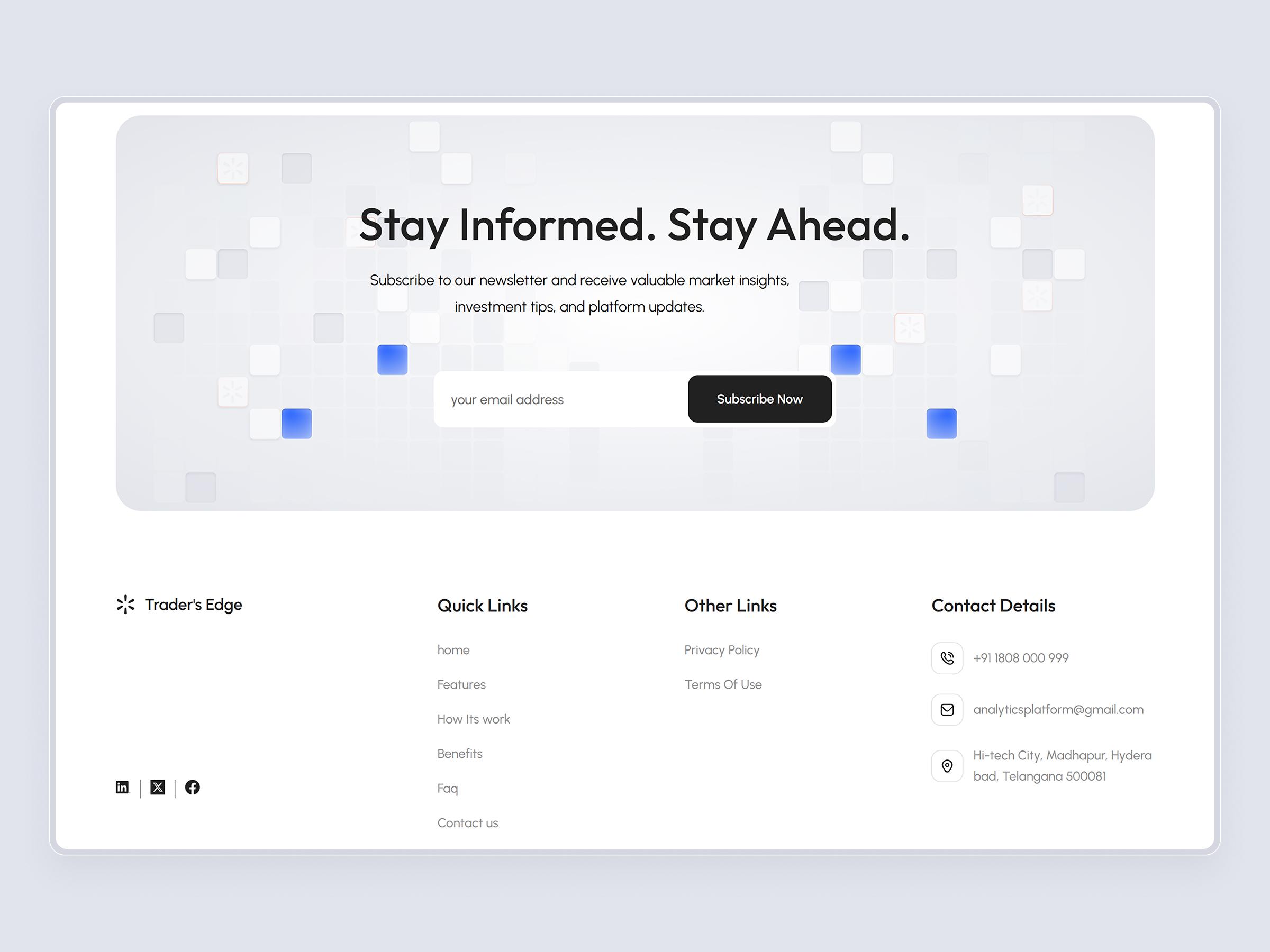 TradersEdge – AI Stock Analysis and Portfolio Forecasting Platform