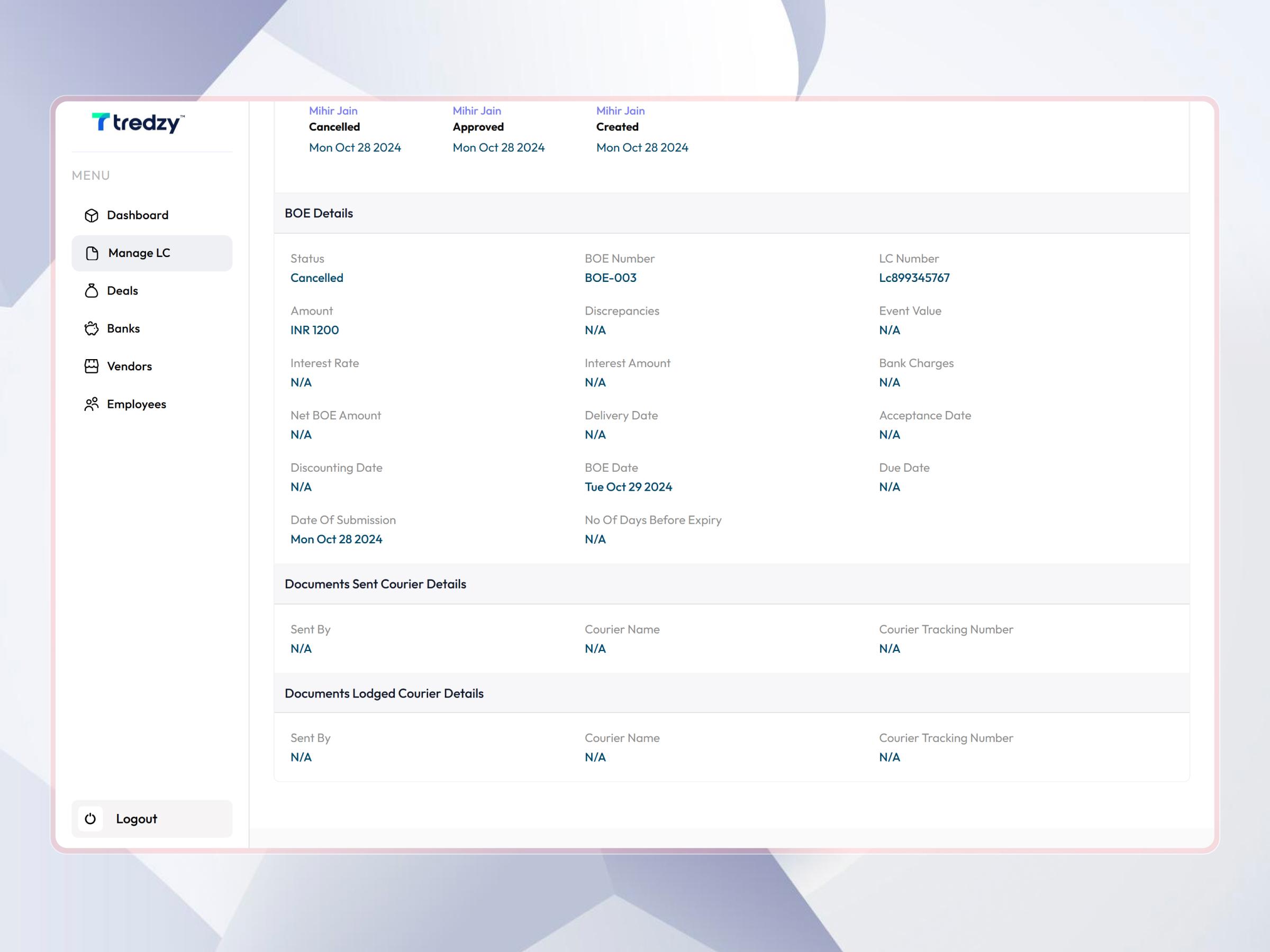 Tredzy Fintech SaaS Platform | Craftnotion