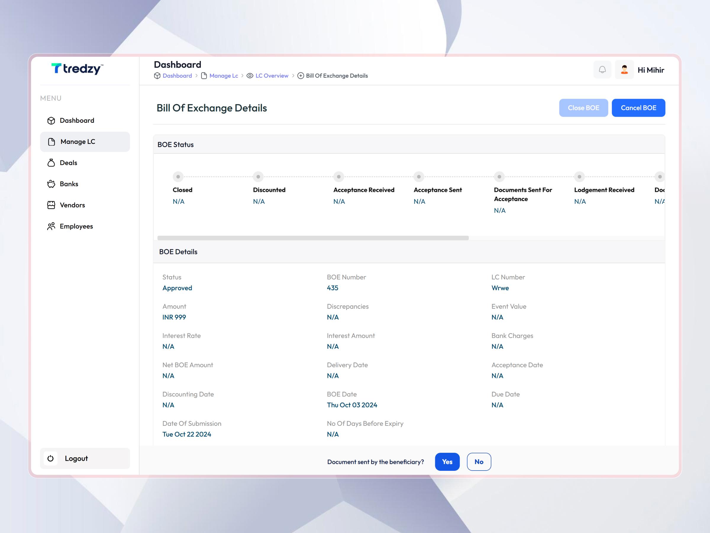 Tredzy Fintech SaaS Platform | Craftnotion