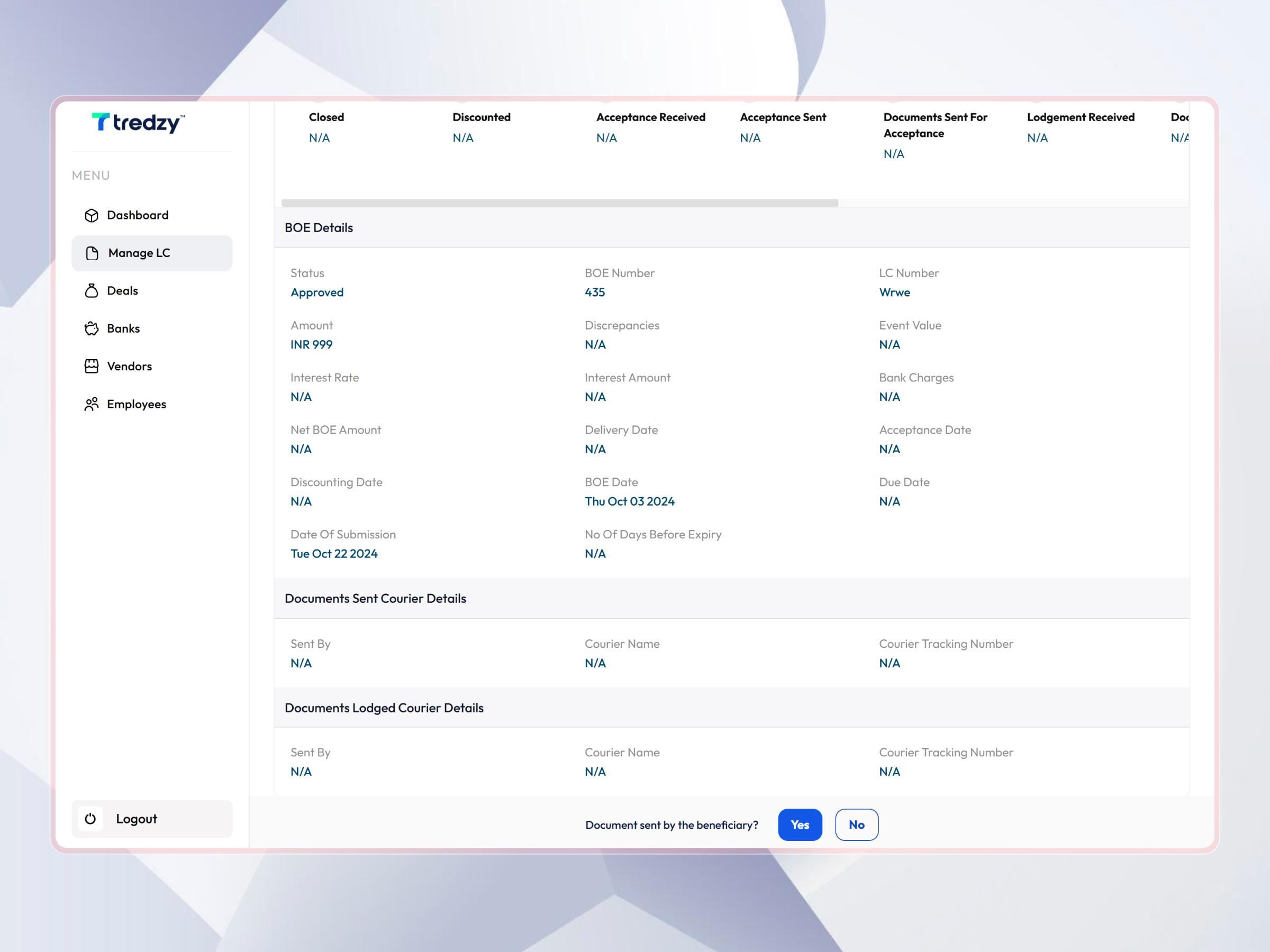 Tredzy Fintech SaaS Platform | Craftnotion