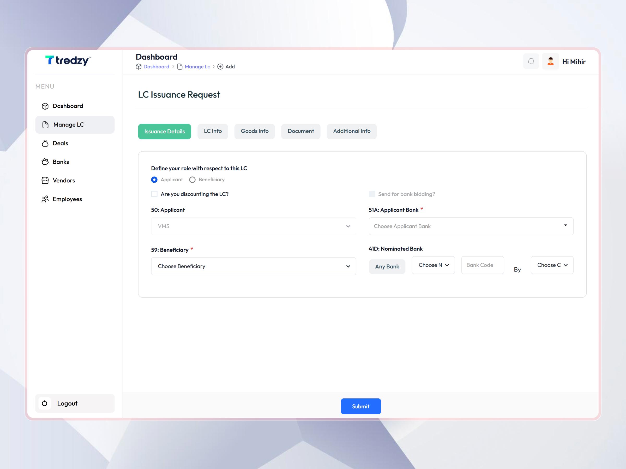 Tredzy Fintech SaaS Platform | Craftnotion