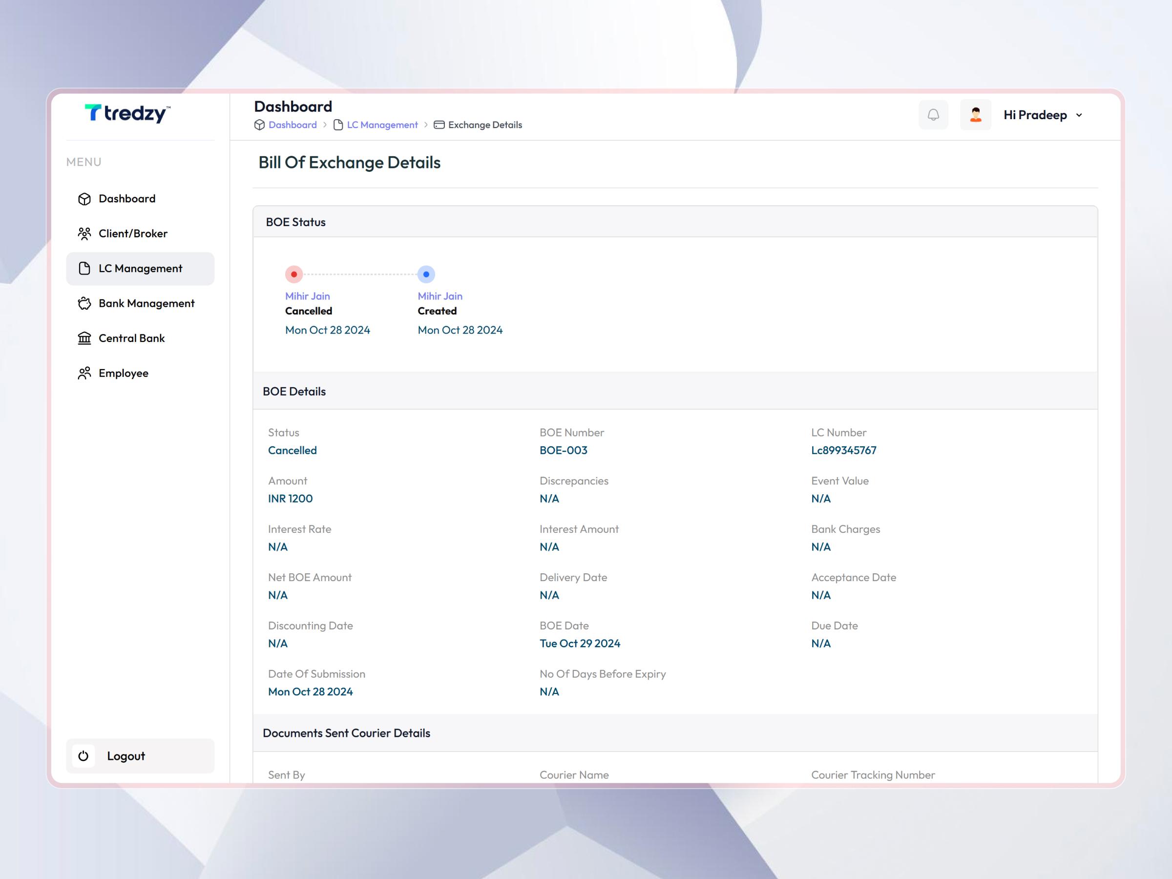 Tredzy Fintech SaaS Platform | Craftnotion