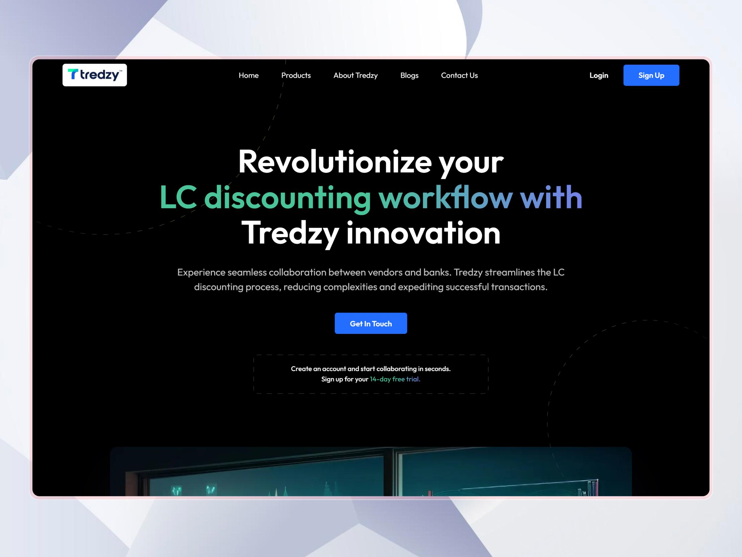 Tredzy Fintech SaaS Platform | Craftnotion