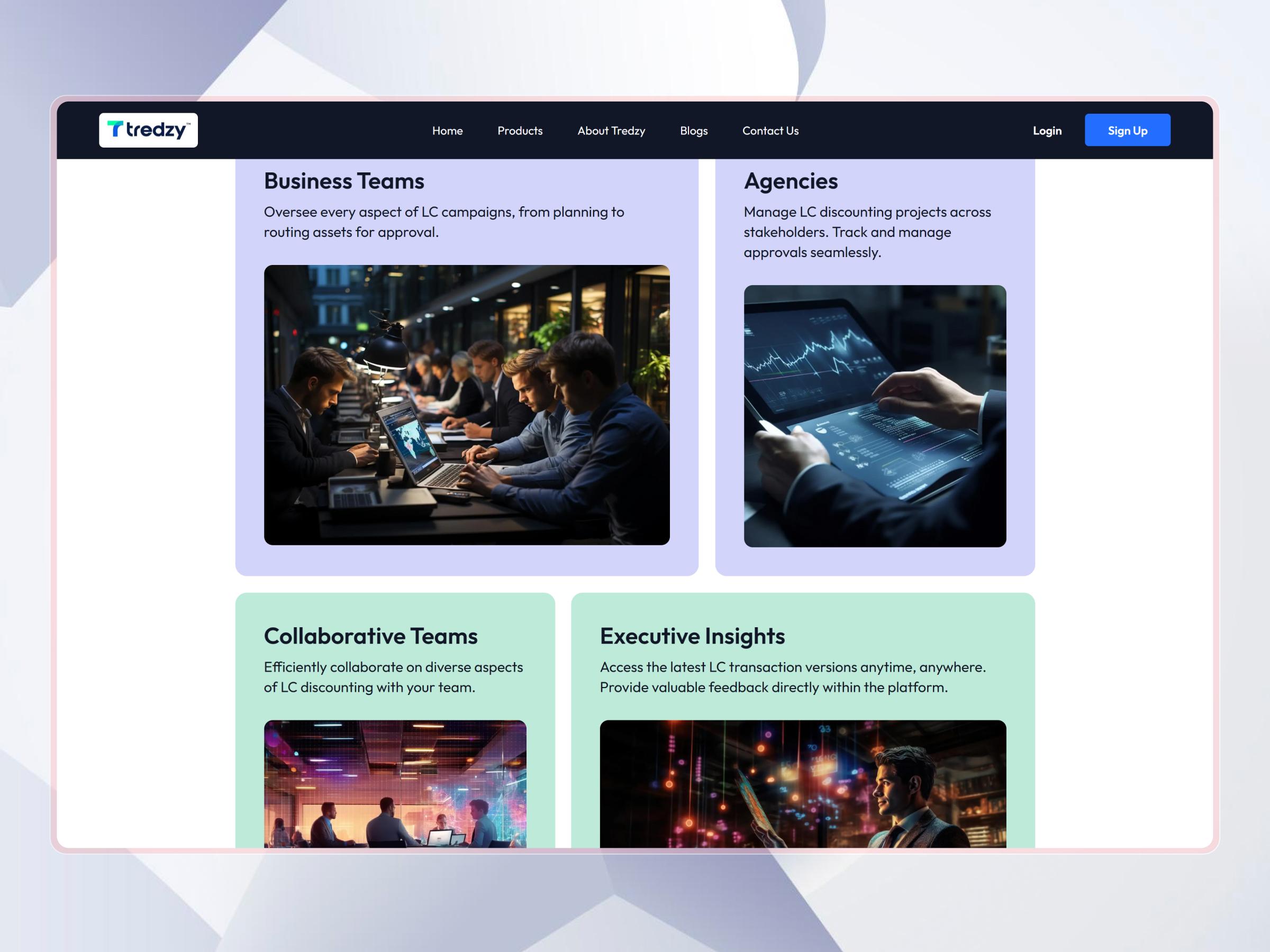 Tredzy Fintech SaaS Platform | Craftnotion