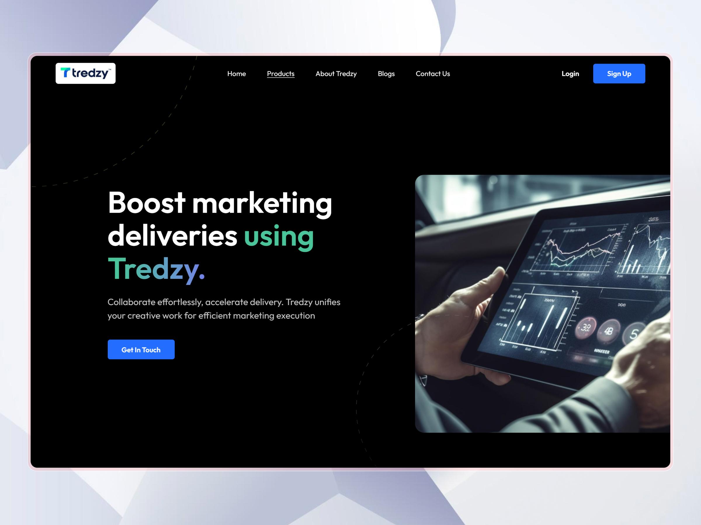 Tredzy Fintech SaaS Platform | Craftnotion