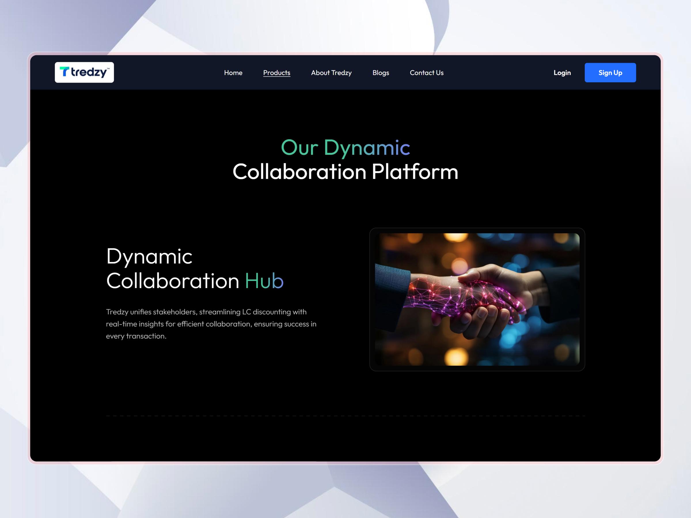 Tredzy Fintech SaaS Platform | Craftnotion