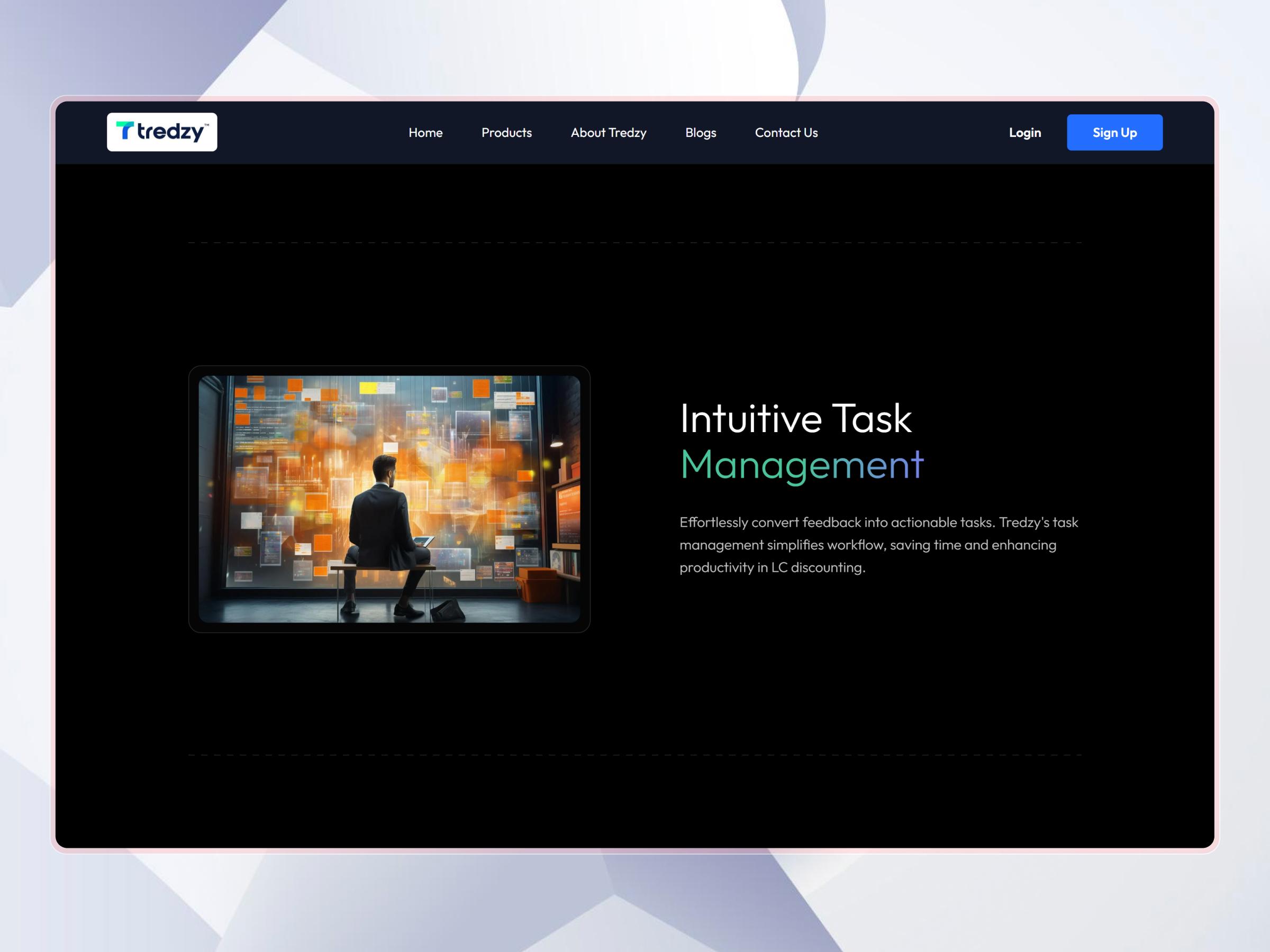 Tredzy Fintech SaaS Platform | Craftnotion