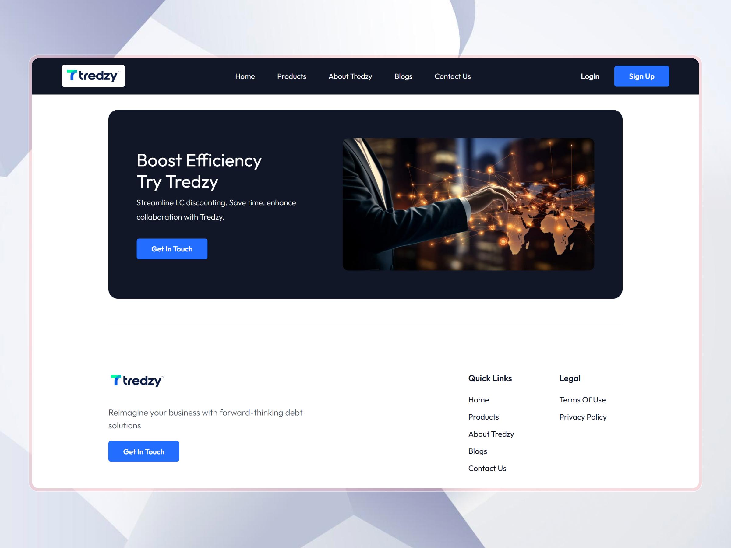 Tredzy Fintech SaaS Platform | Craftnotion
