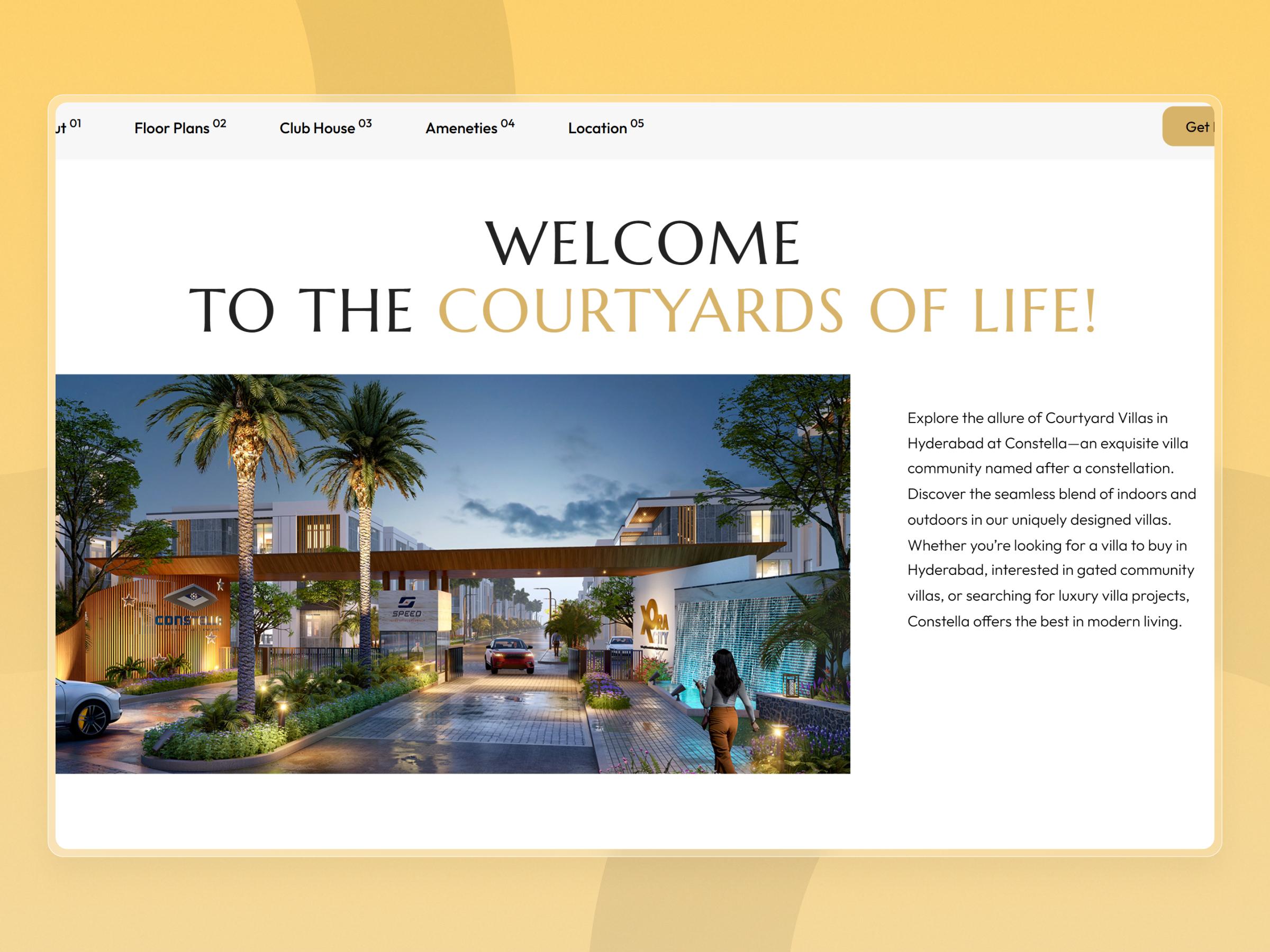 Xora City Residential Project Website | Craftnotion