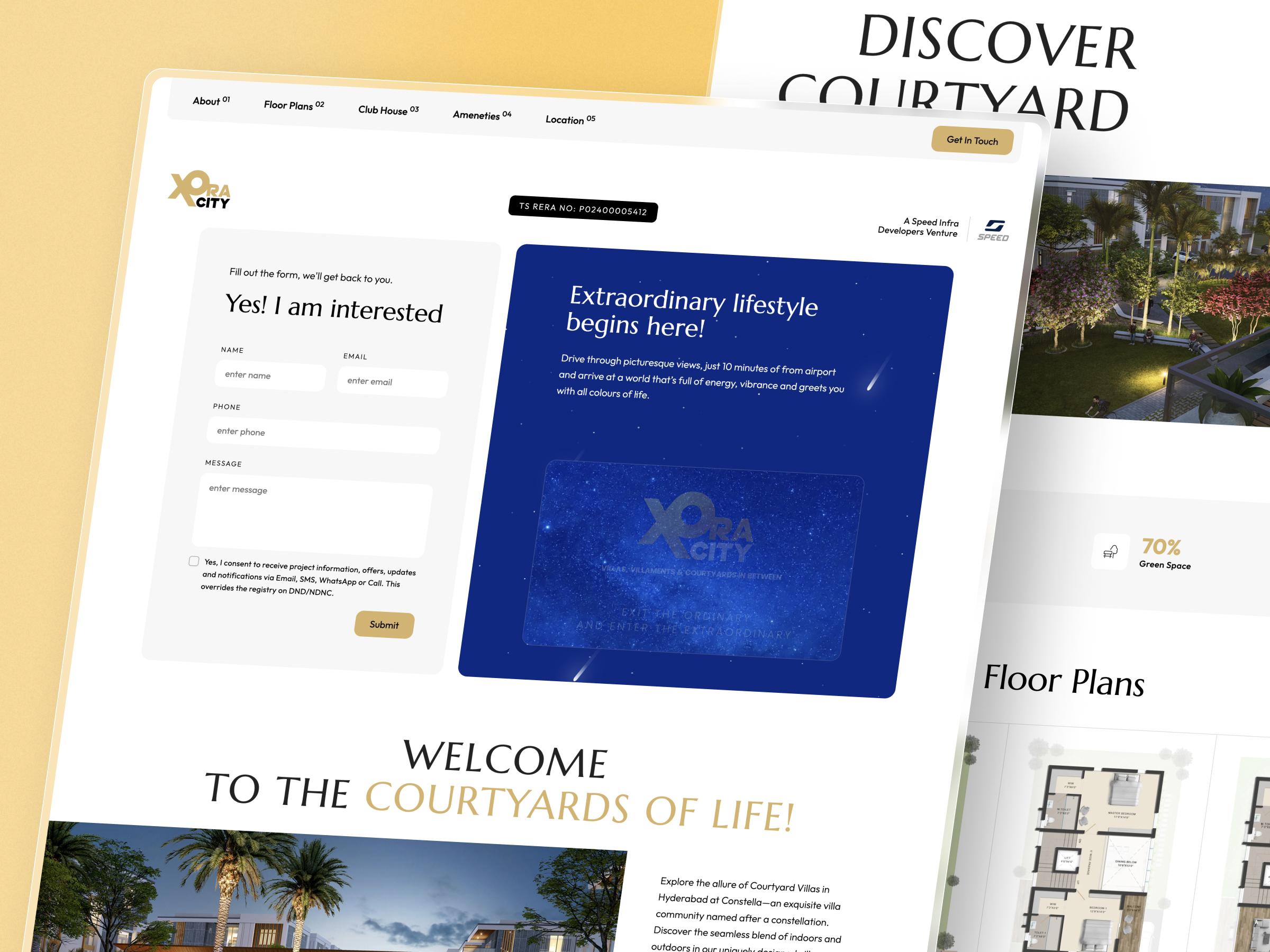 Xora City: Urban Development Website | Craftnotion